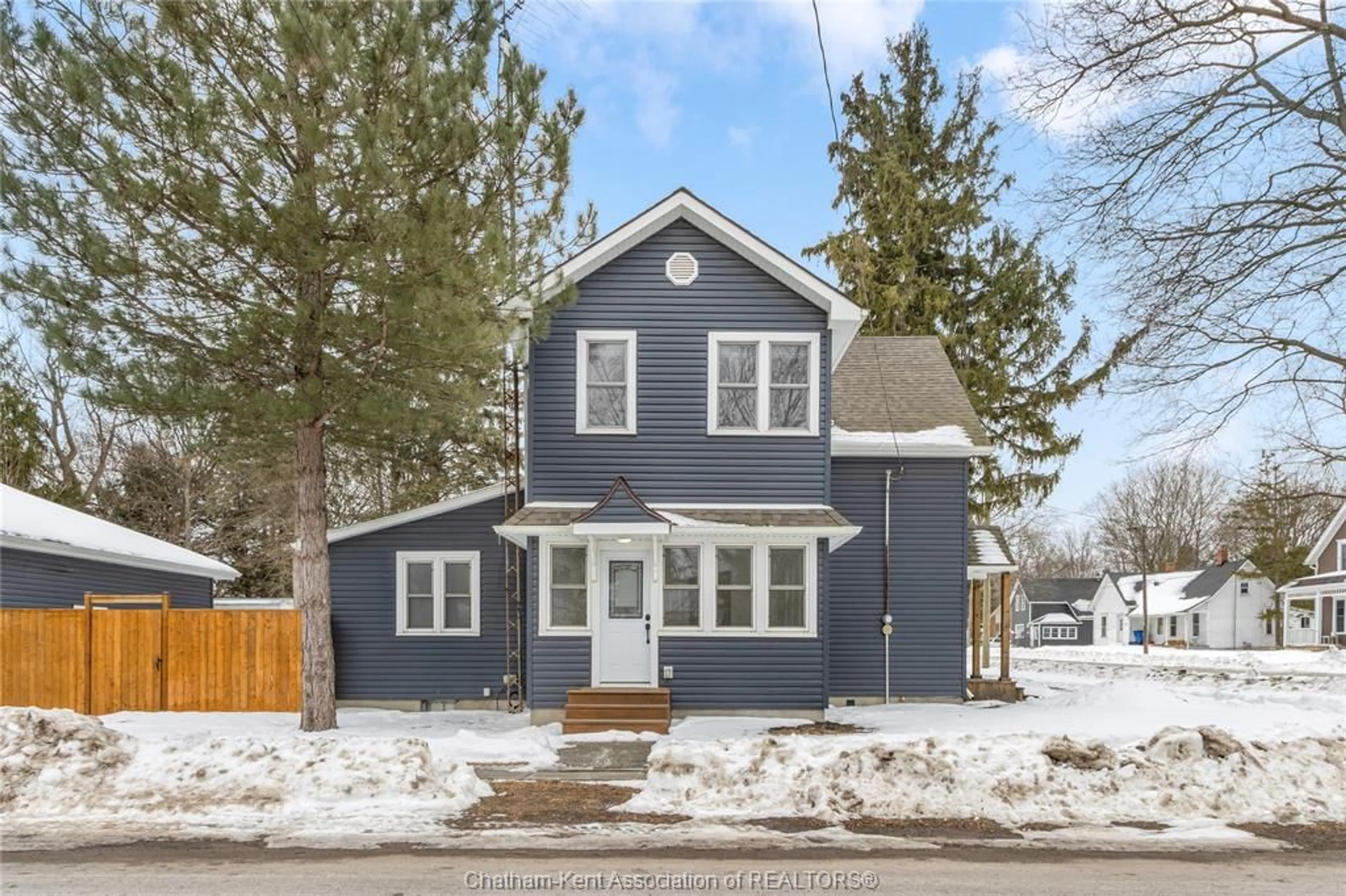 Home with vinyl exterior material, street for 16 HAROLD St, Ridgetown Ontario N0P 2C0