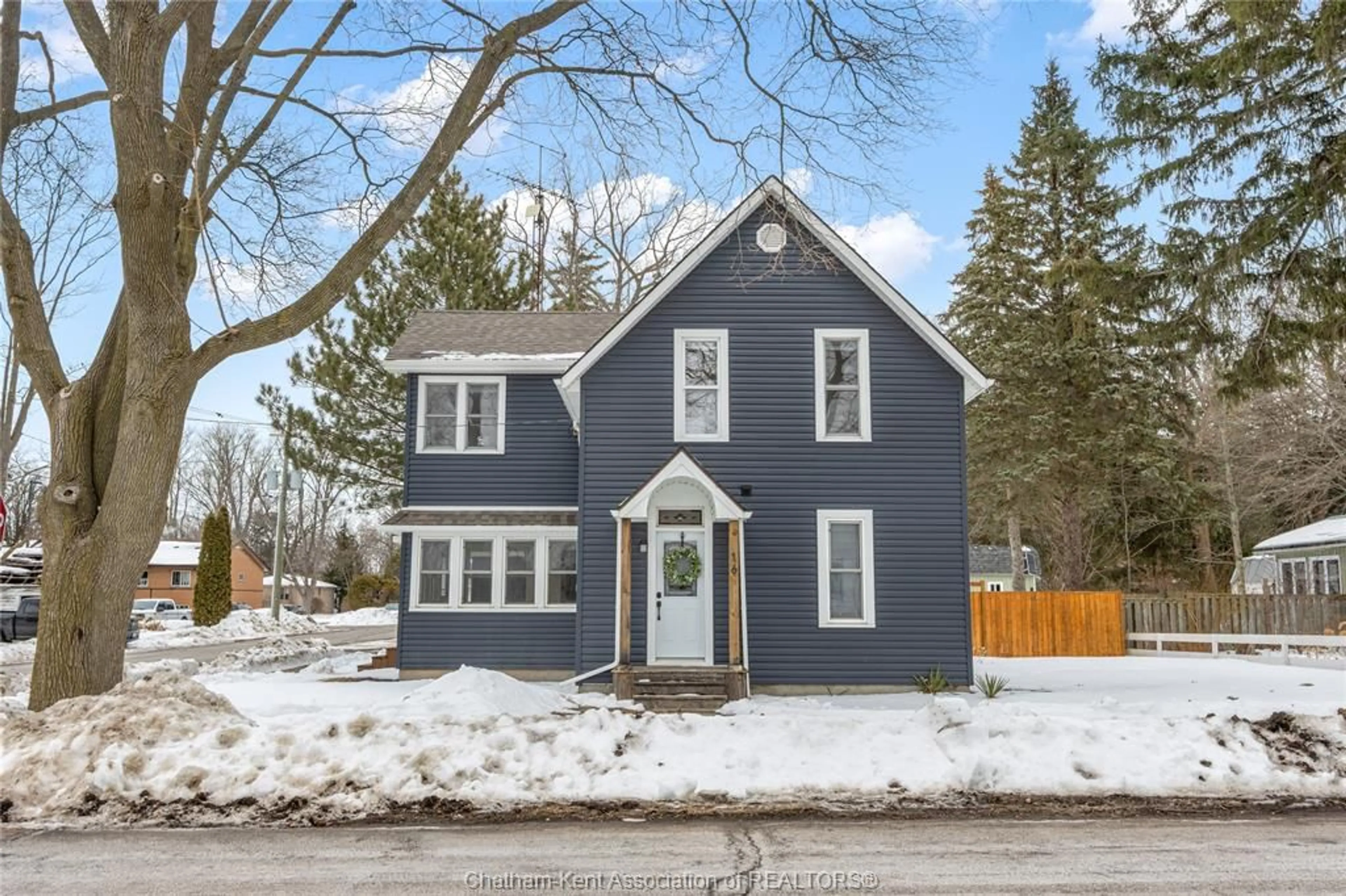 Home with vinyl exterior material, street for 16 HAROLD St, Ridgetown Ontario N0P 2C0