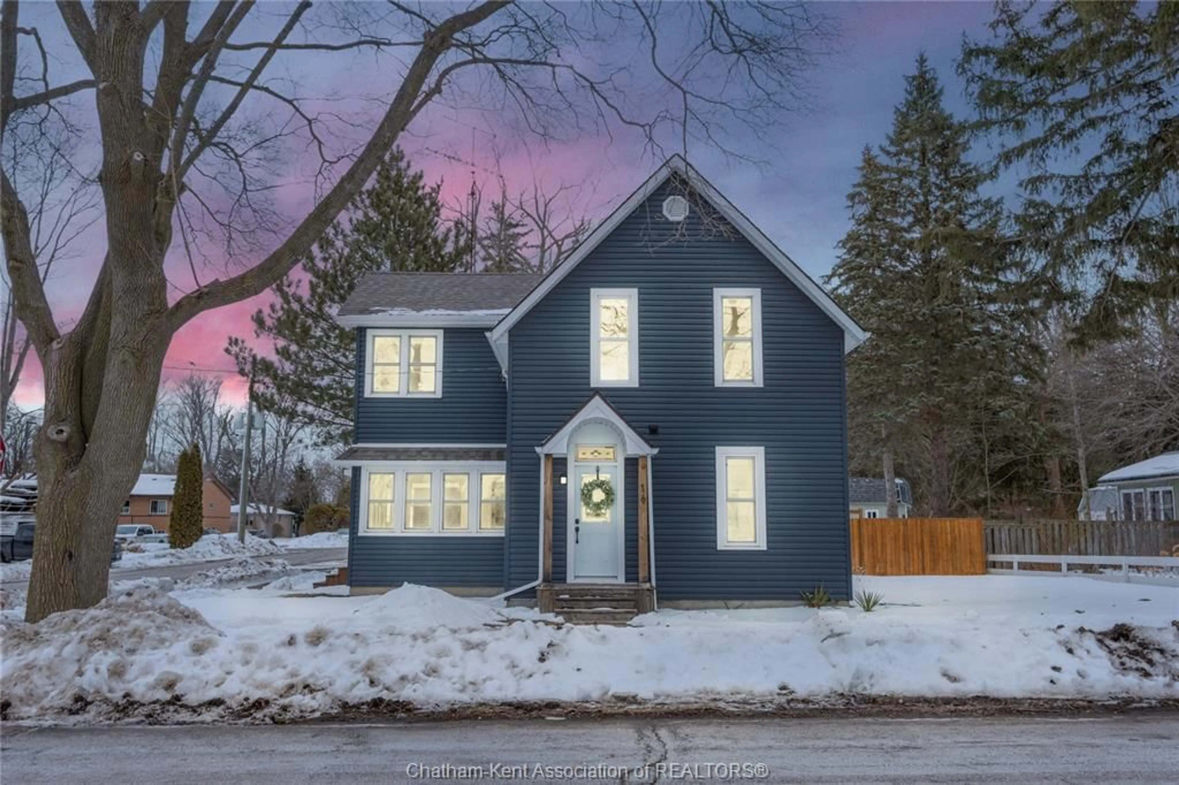 Home with vinyl exterior material, street for 16 HAROLD St, Ridgetown Ontario N0P 2C0