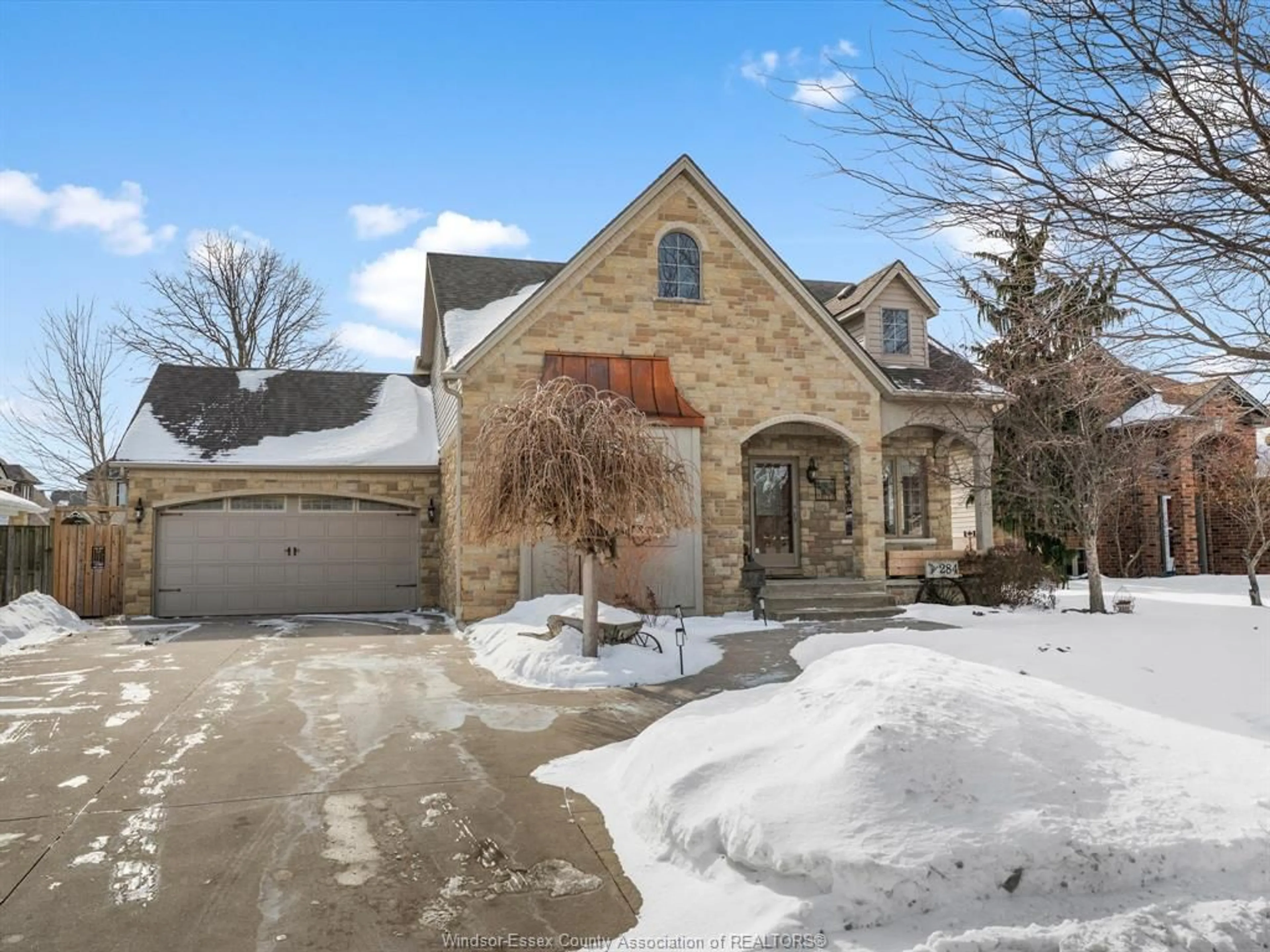 Home with brick exterior material, street for 284 DONALD Cres, Belle River Ontario N8L 0N5