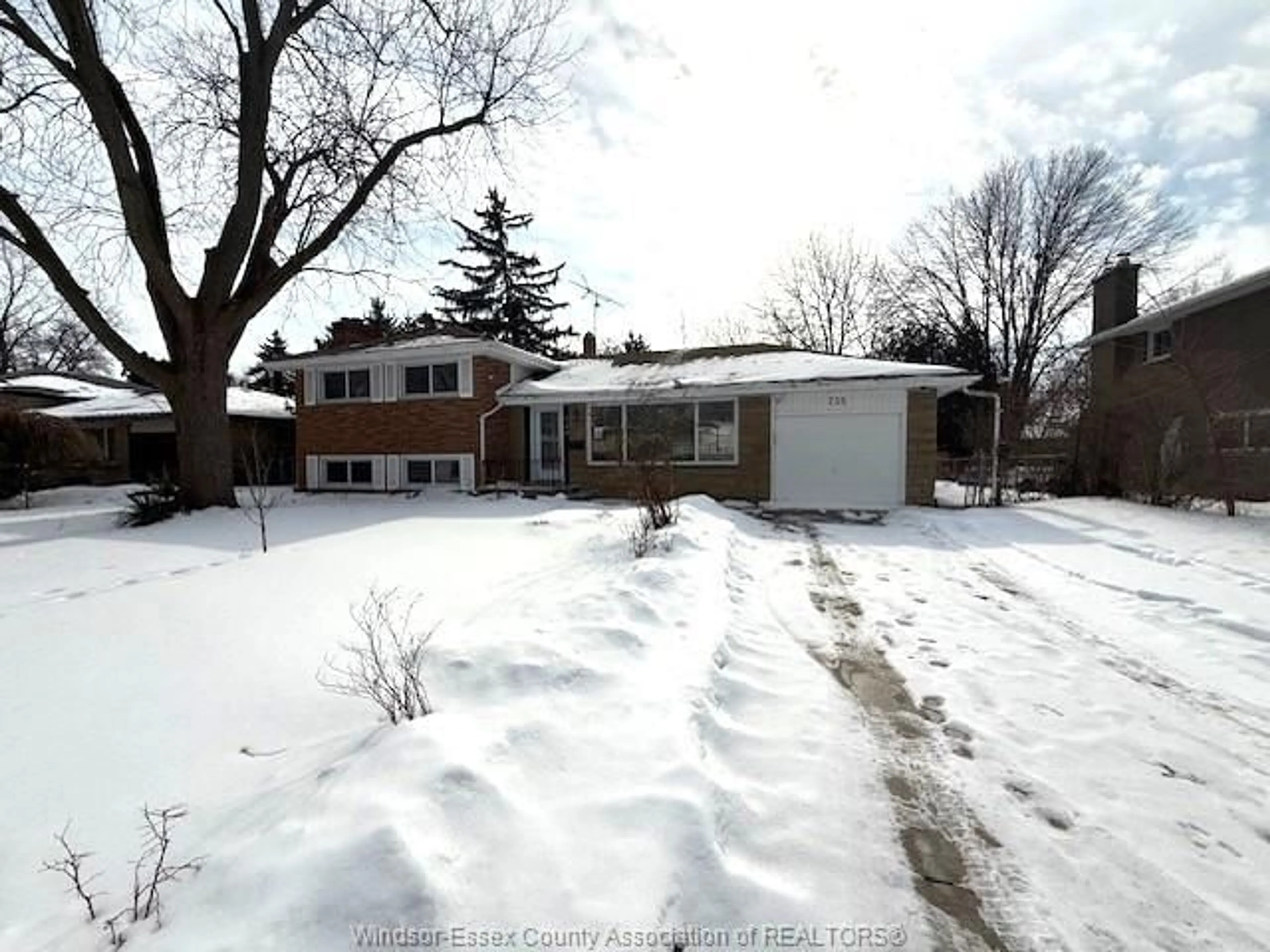 A pic from outside/outdoor area/front of a property/back of a property/a pic from drone, street for 735 LYNN St, Windsor Ontario N9G 1G6