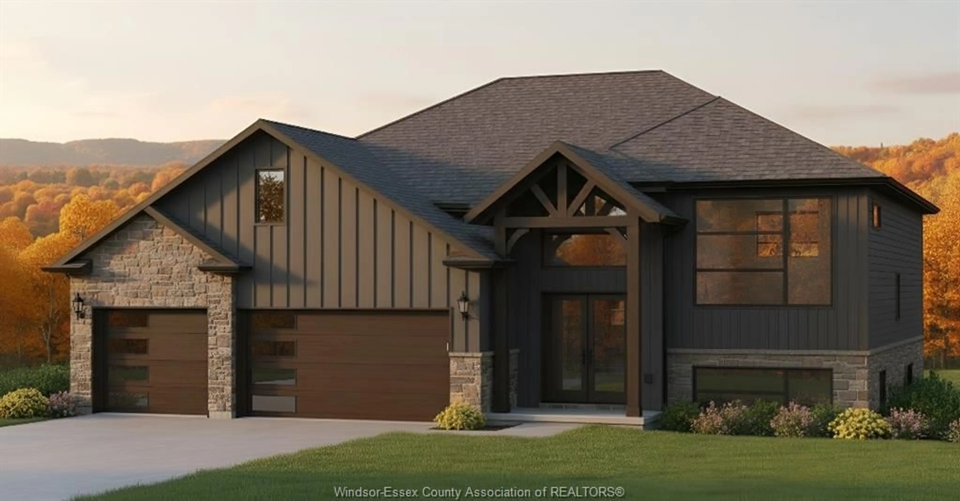 Home with brick exterior material, street for LOT 10 DUCHARME, Essex Ontario N0R 1J0