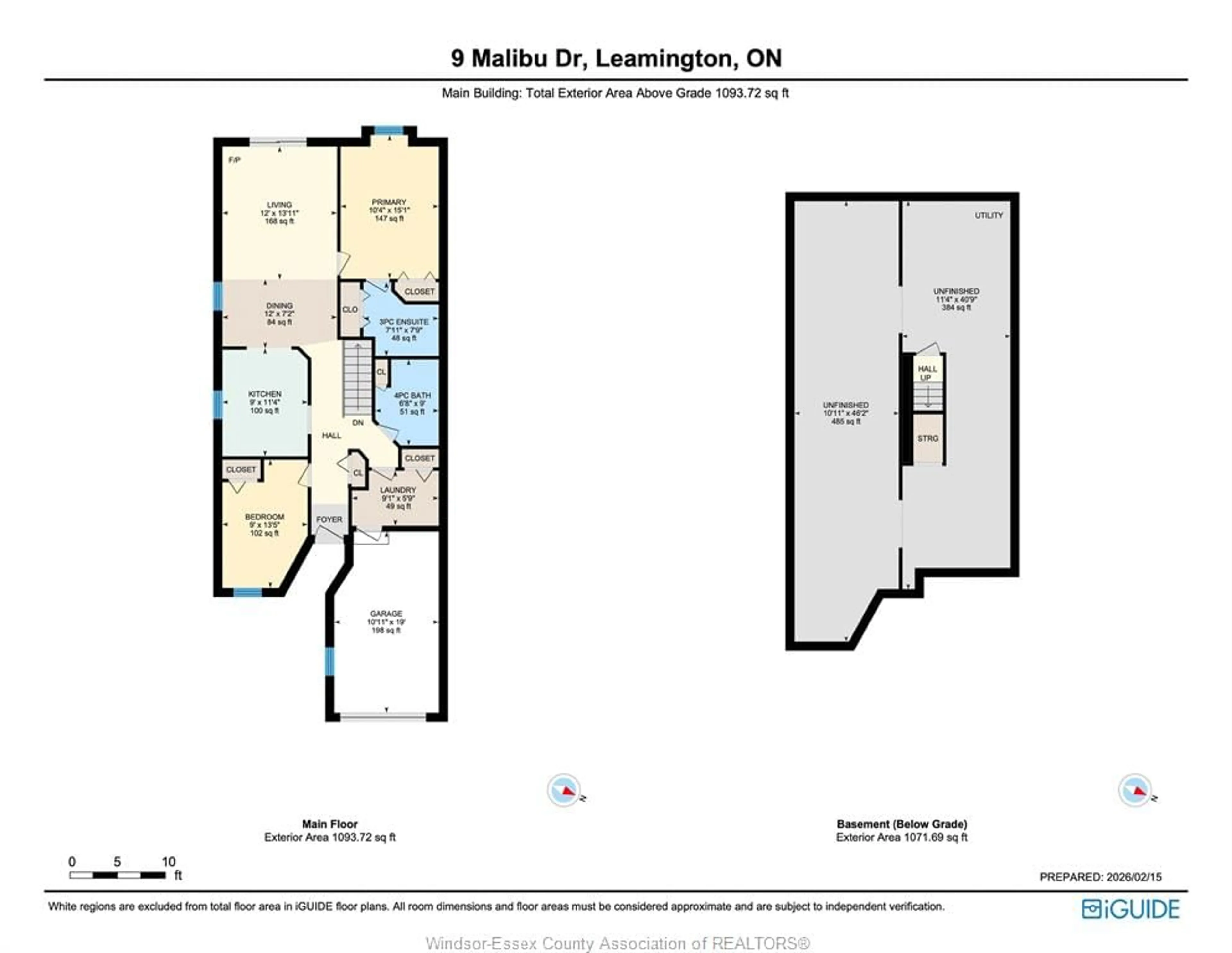Floor plan for 9 Malibu Dr, Leamington Ontario N8H 5G4