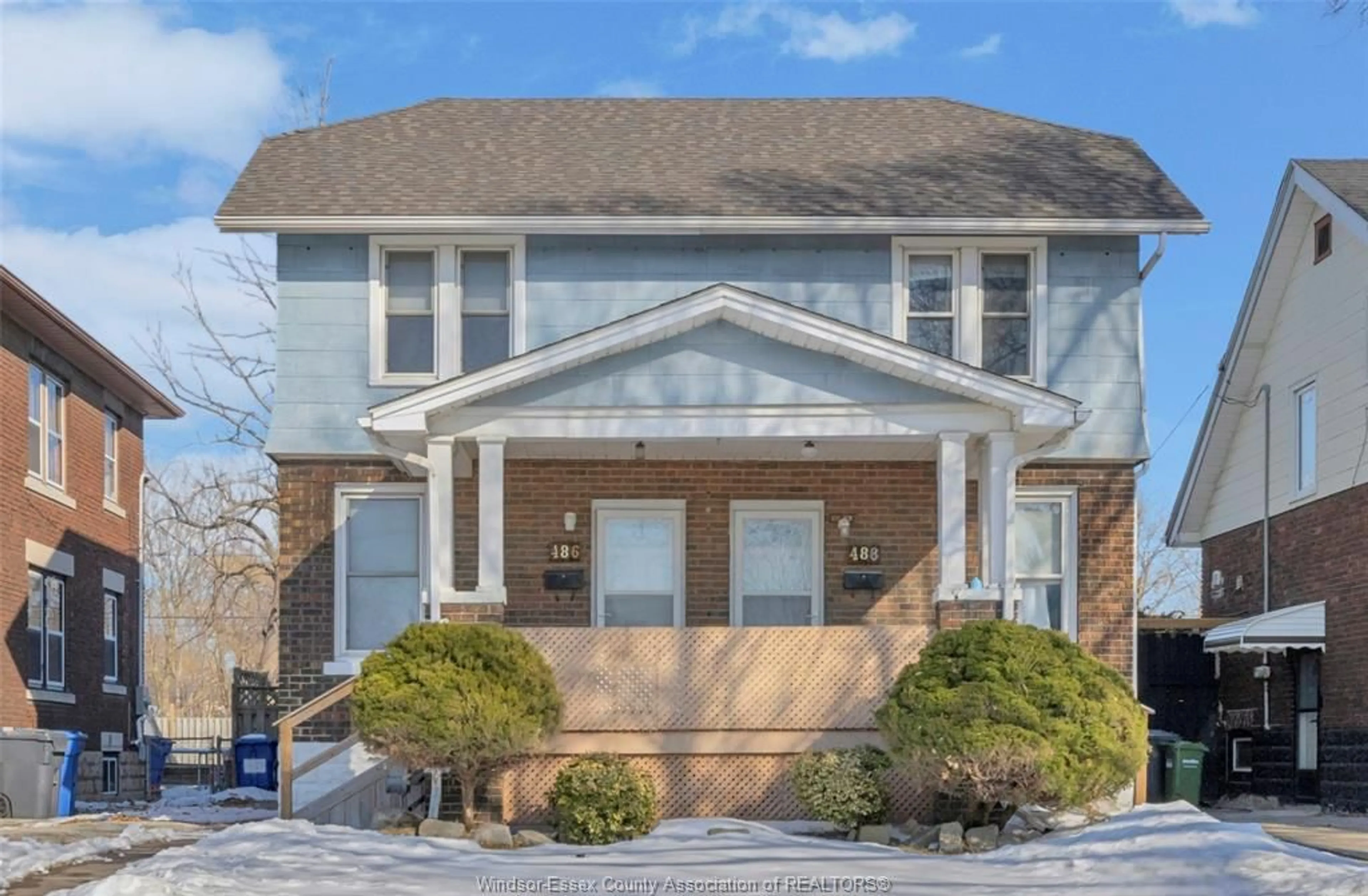 Home with brick exterior material, street for 486-488 CAMERON, Windsor Ontario N9B 1X7
