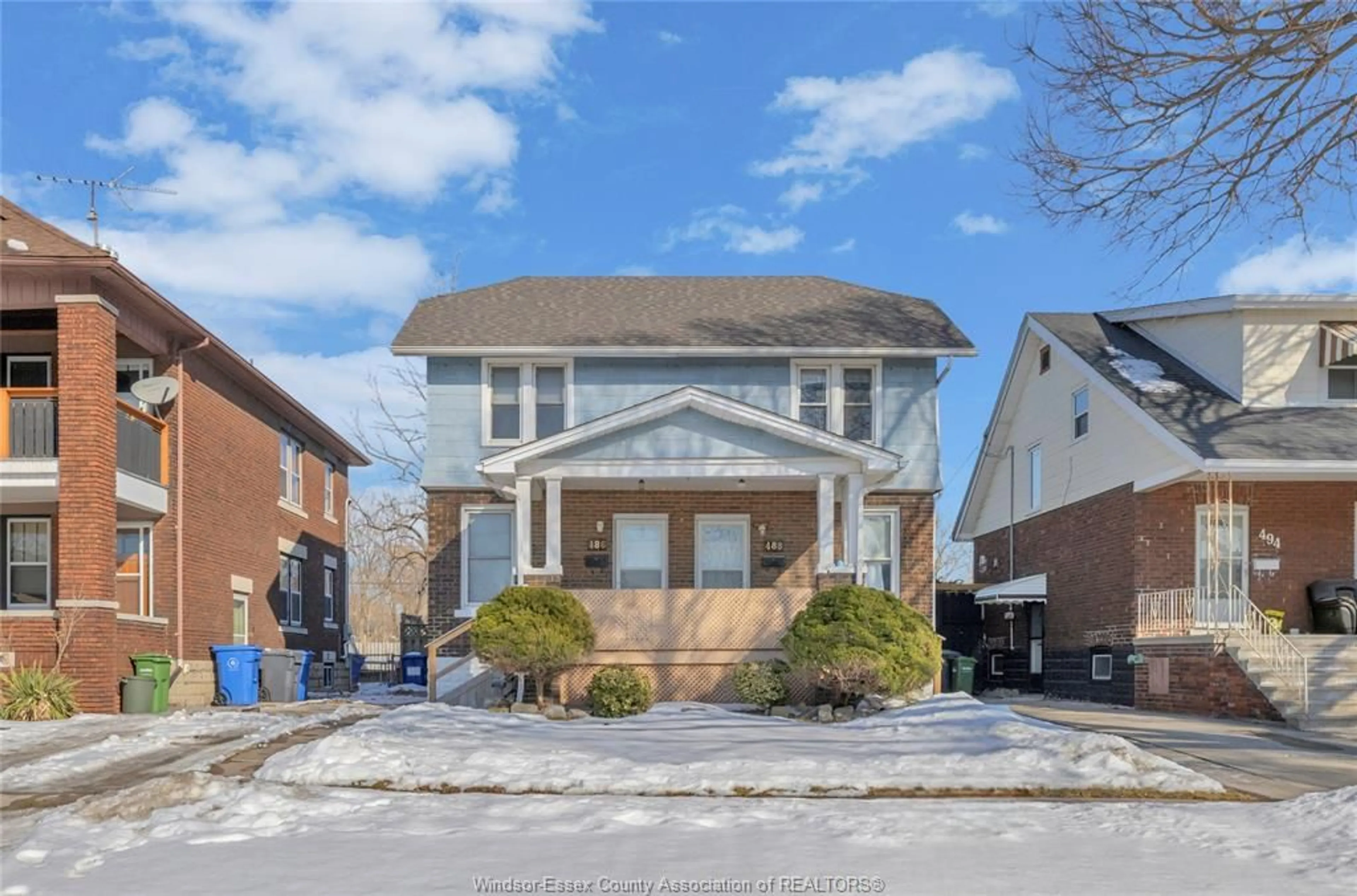Home with brick exterior material, street for 486-488 CAMERON, Windsor Ontario N9B 1X7