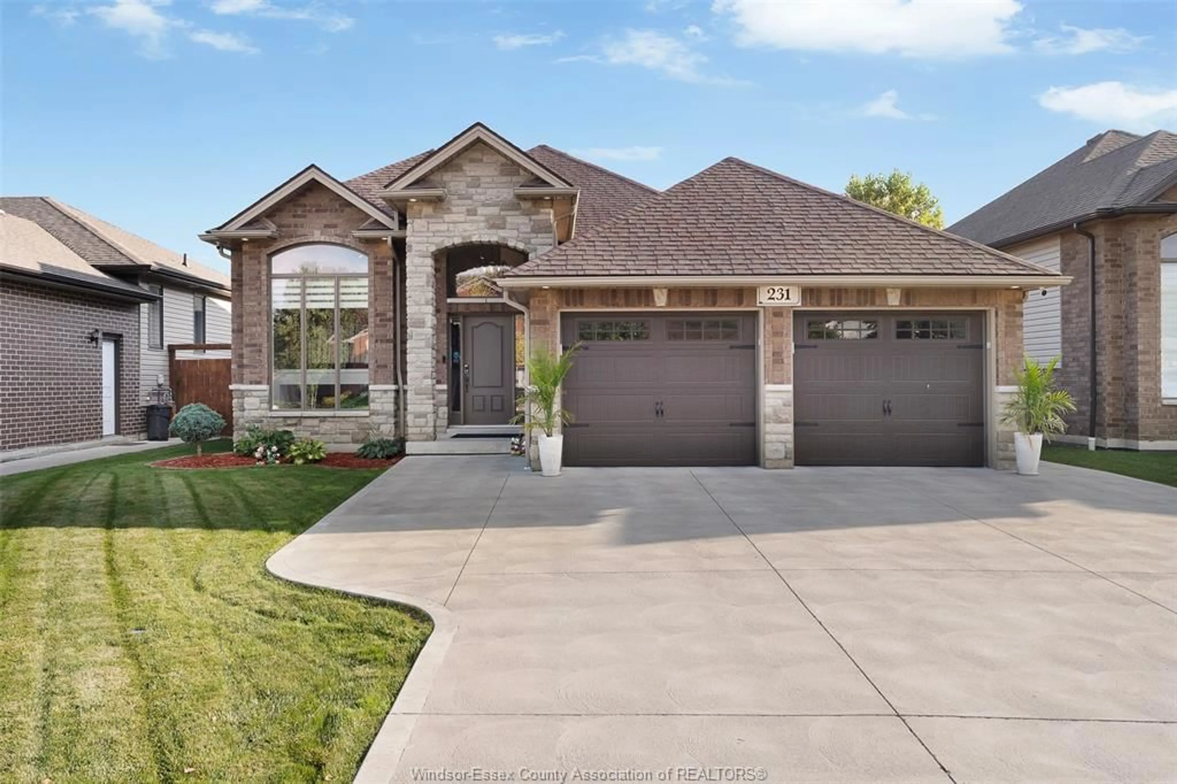 Home with brick exterior material, street for 231 SUMMER St, Belle River Ontario N8L 0G7