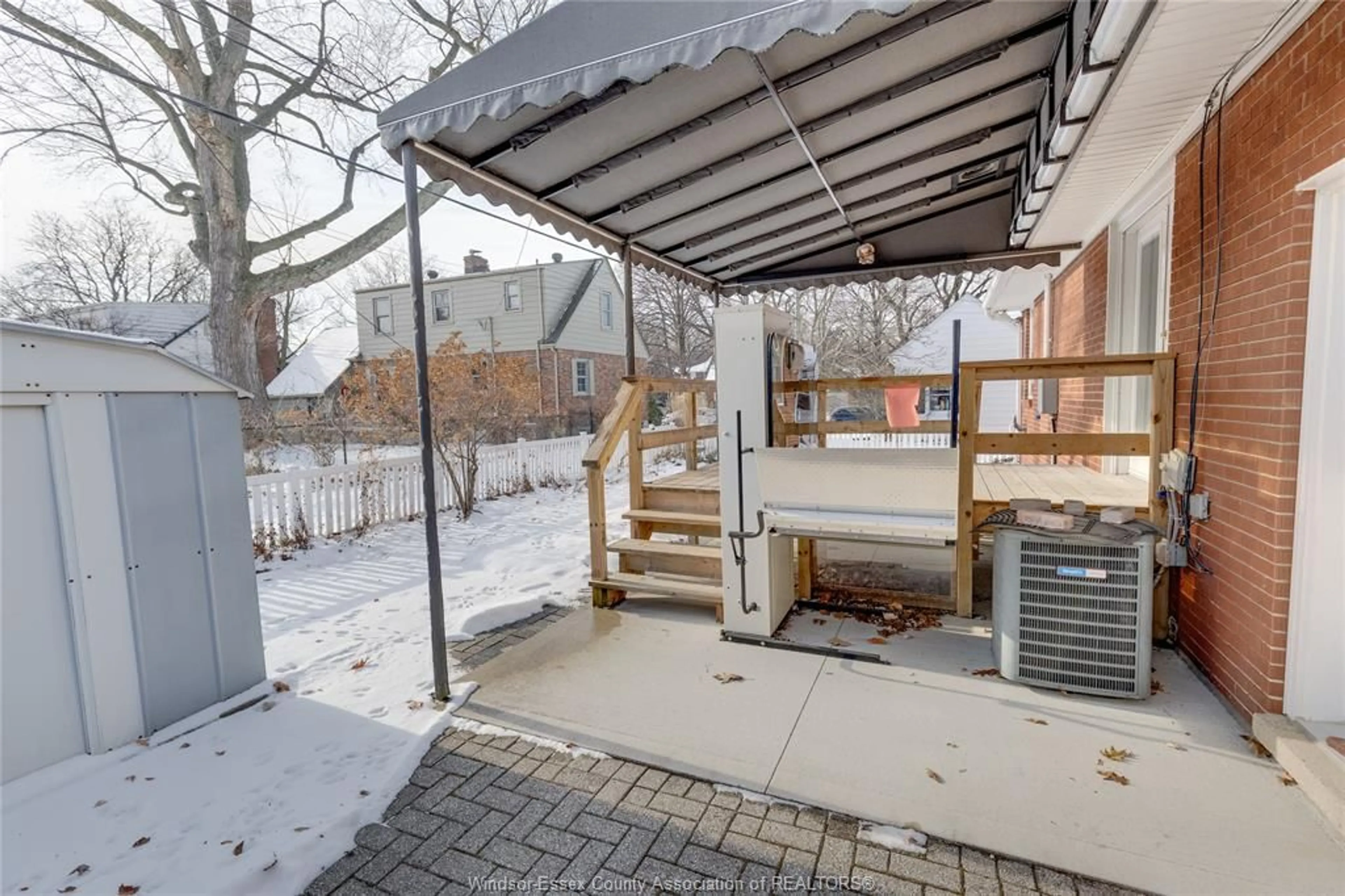 Patio, street for 1835 YPRES Blvd, Windsor Ontario N8W 1S5