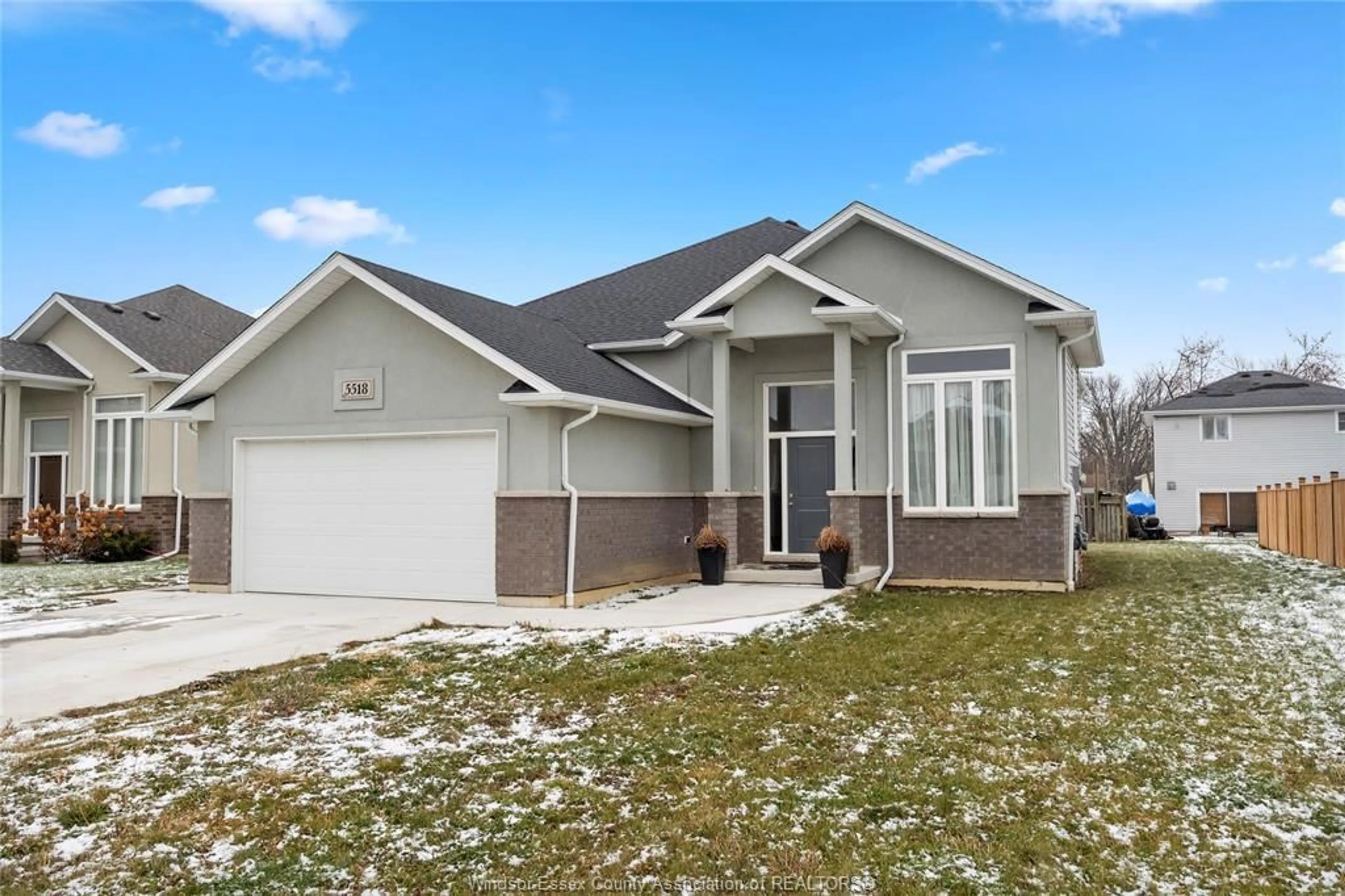 Home with vinyl exterior material, street for 5518 NOSTADT Cres, Comber Ontario N0R 1A0