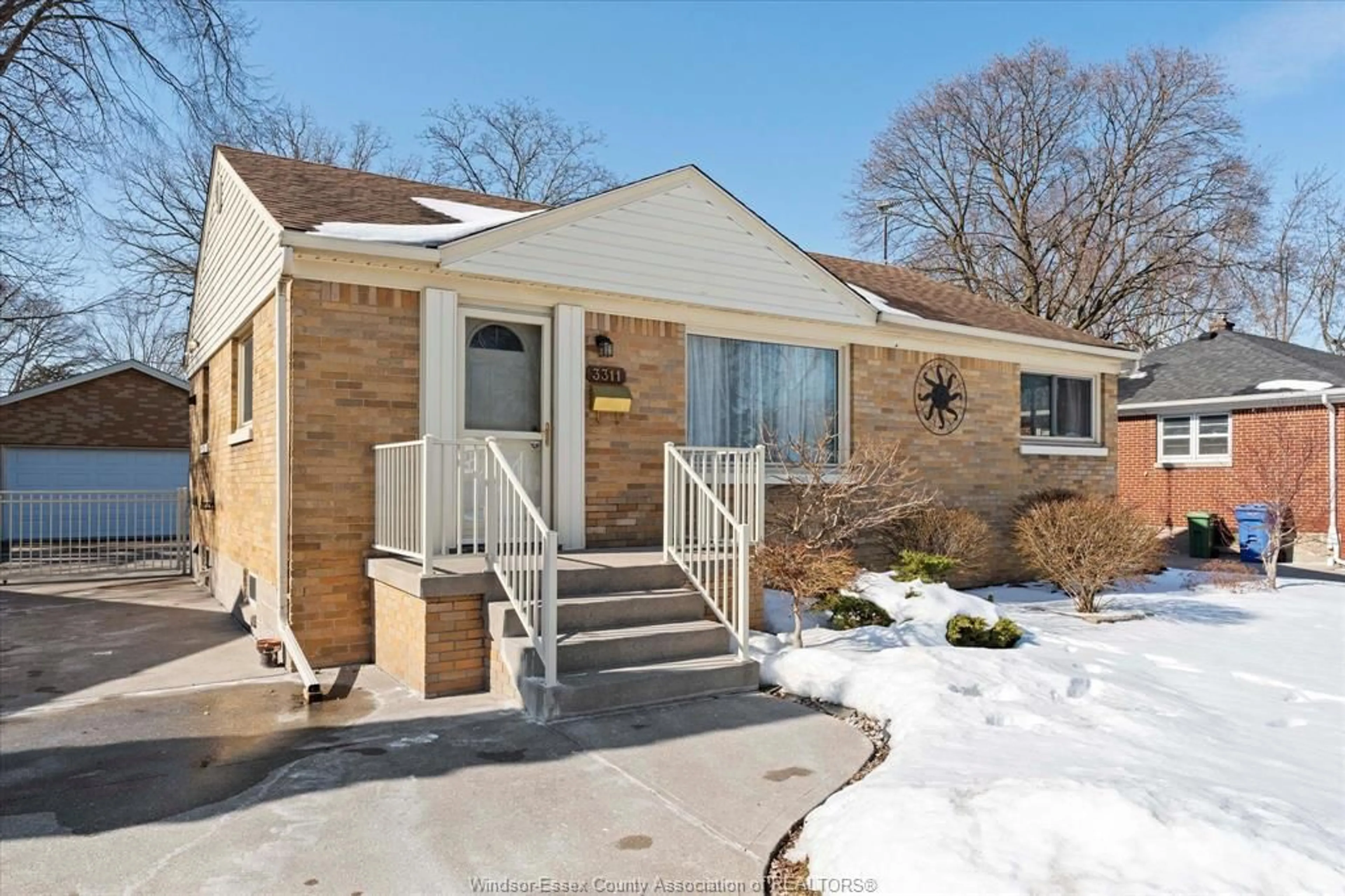 Home with brick exterior material, street for 3311 DOMINION, Windsor Ontario N9E 2N6