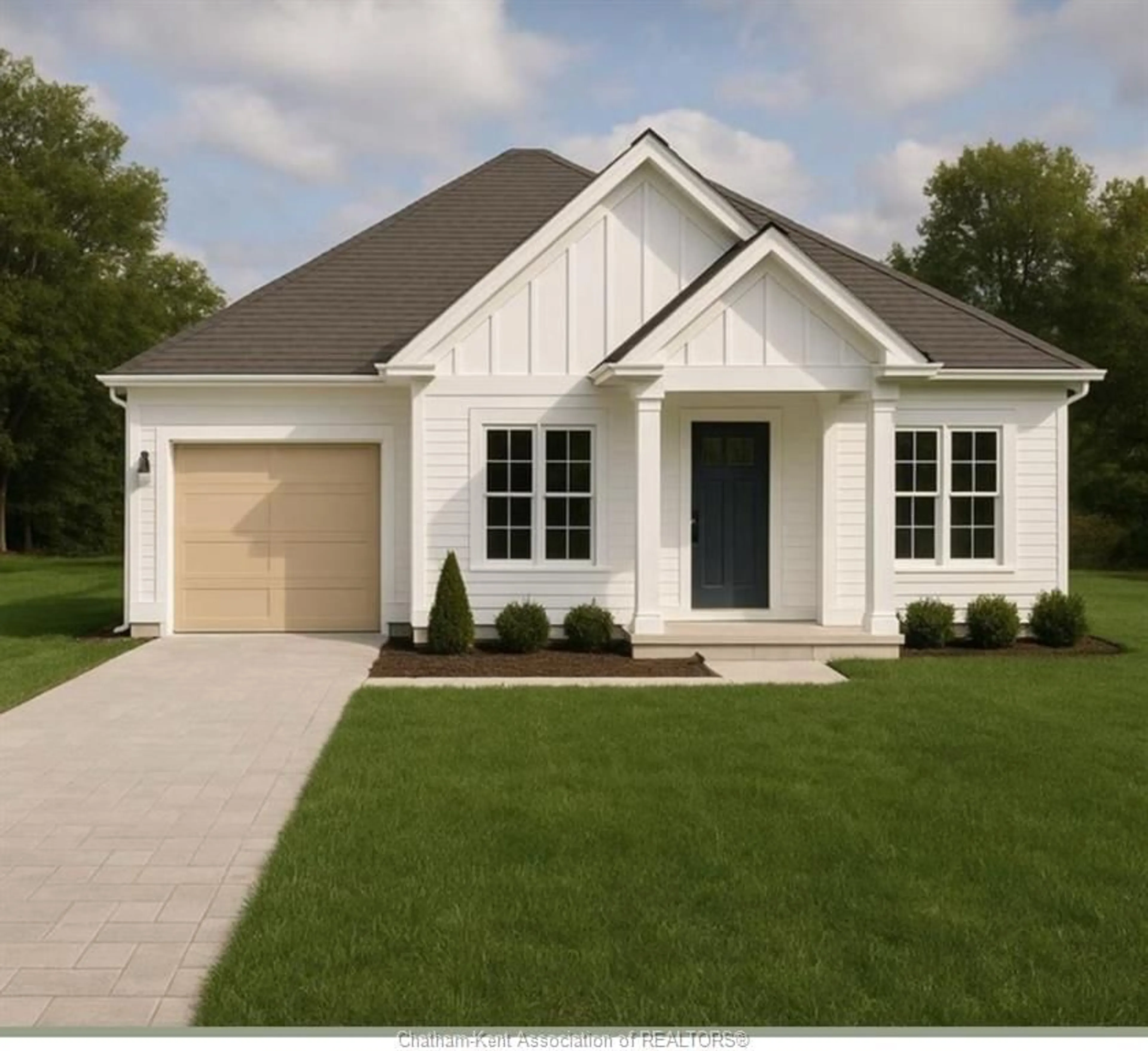 Home with vinyl exterior material, street for 8 HENSON St, Dresden Ontario N0P 1M0