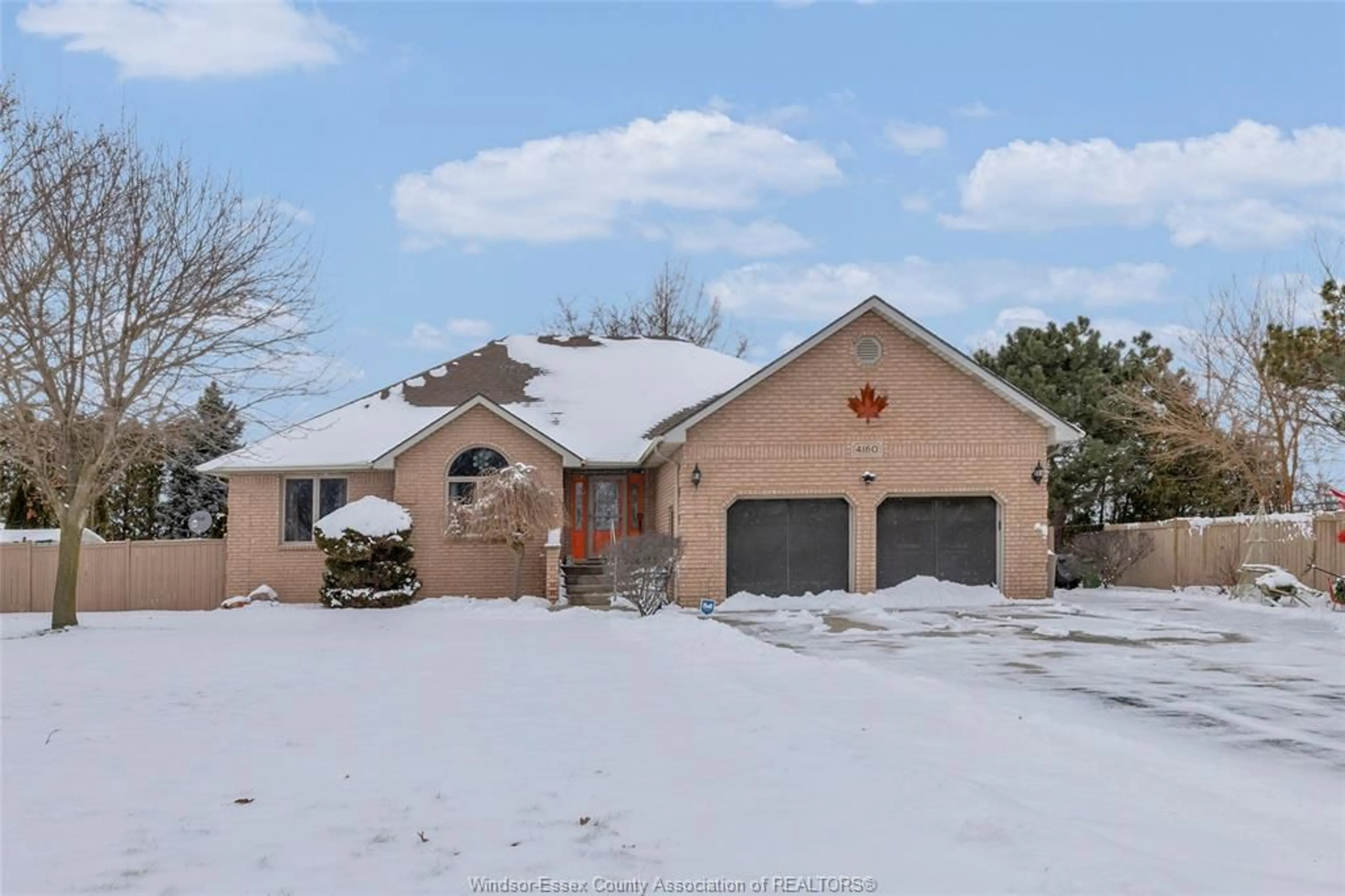 Home with brick exterior material, street for 4160 BASELINE, Windsor Ontario N9A 6T3