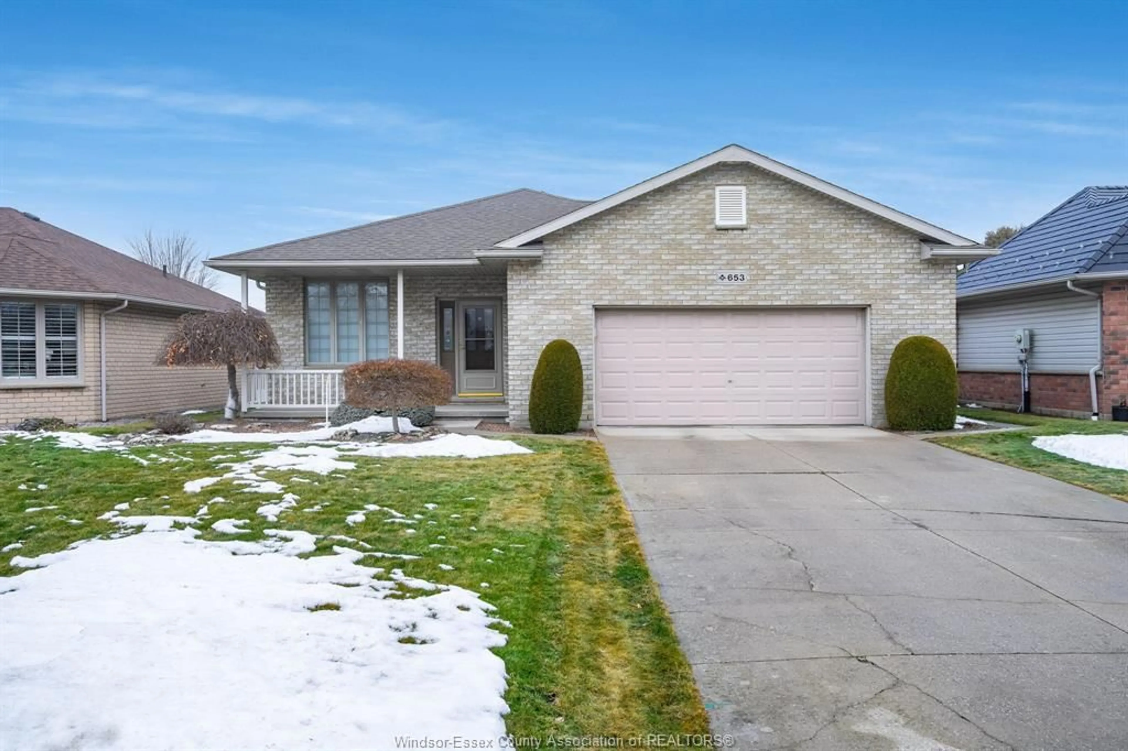 Home with brick exterior material, street for 653 McNaughton Ave, Chatham Ontario N7L 5P7