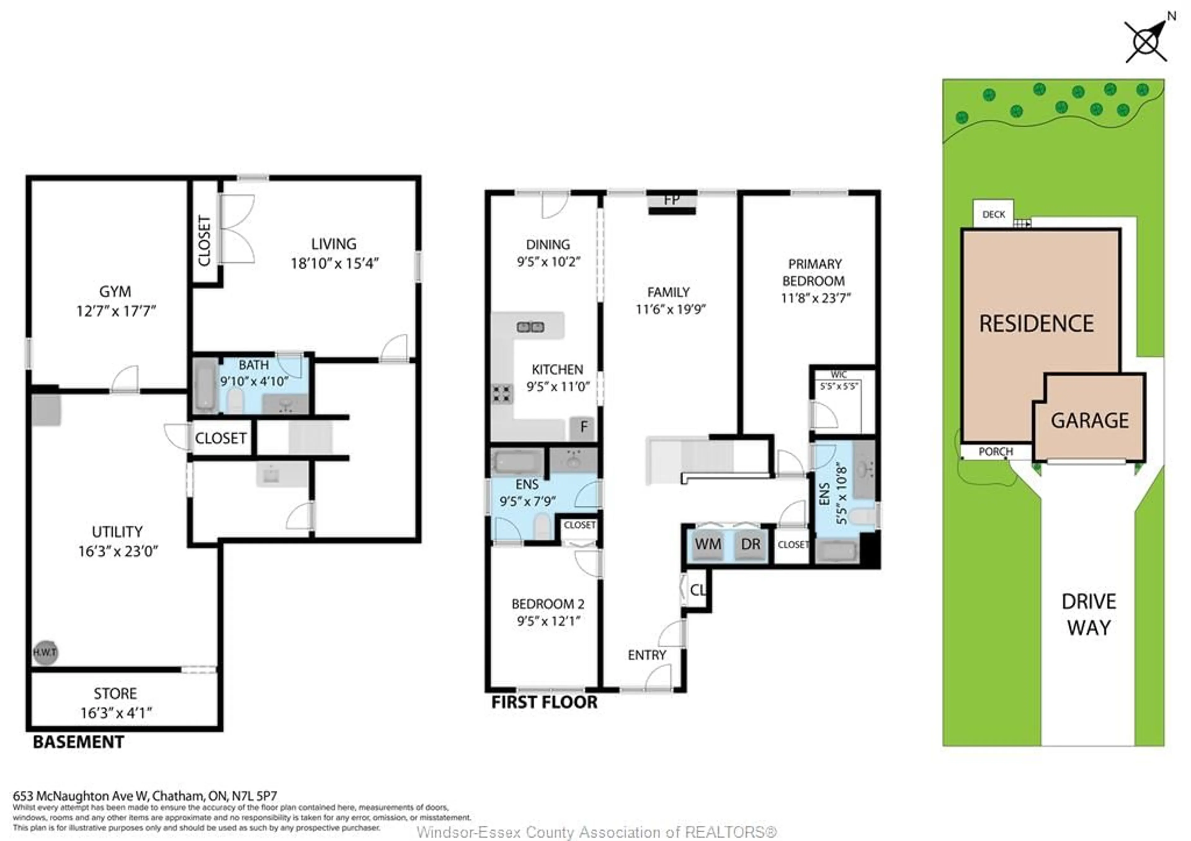 Floor plan for 653 McNaughton Ave, Chatham Ontario N7L 5P7