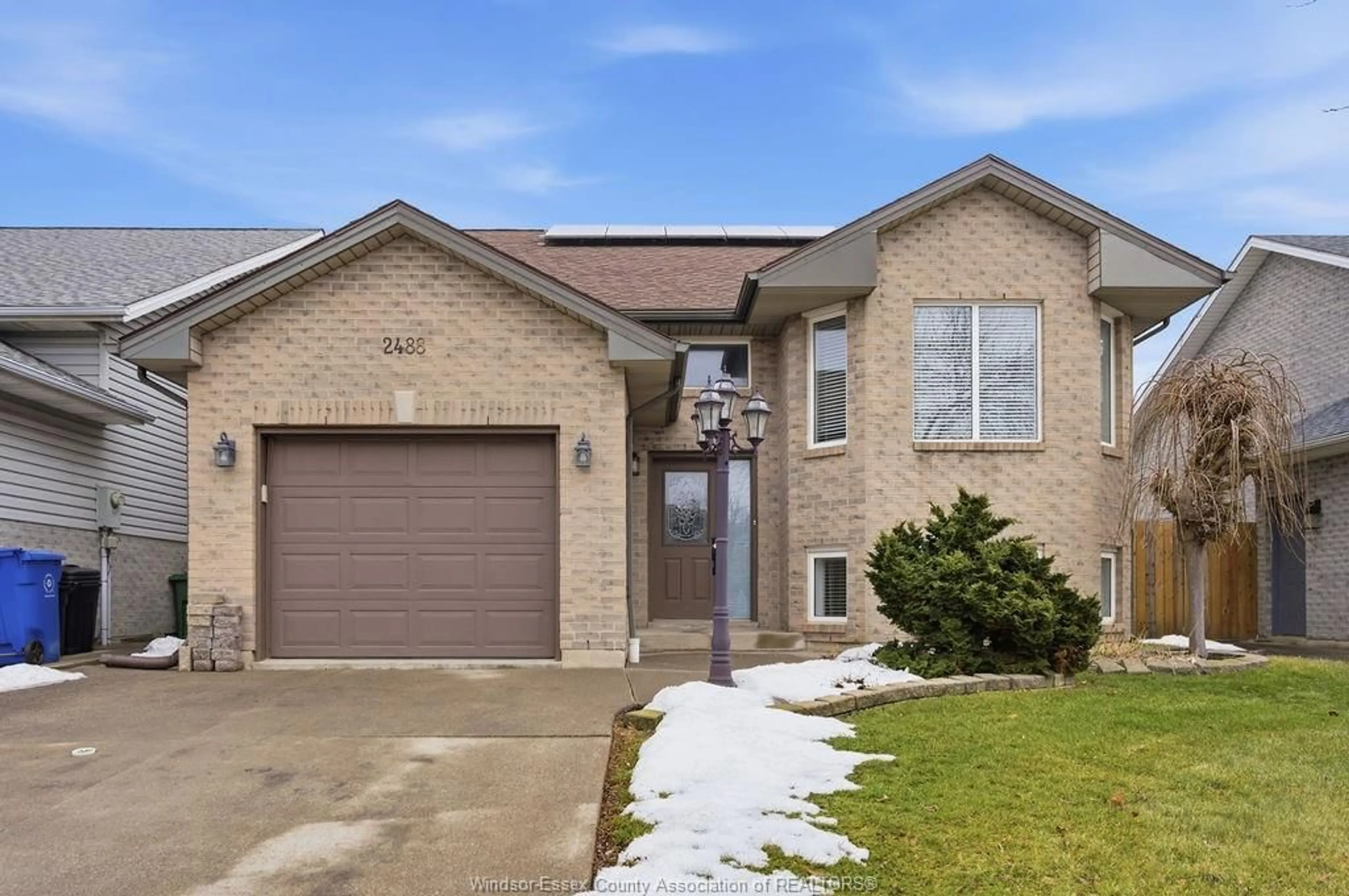 Home with brick exterior material, street for 2488 TIMBERCREST Ave, Windsor Ontario N8P 1S2