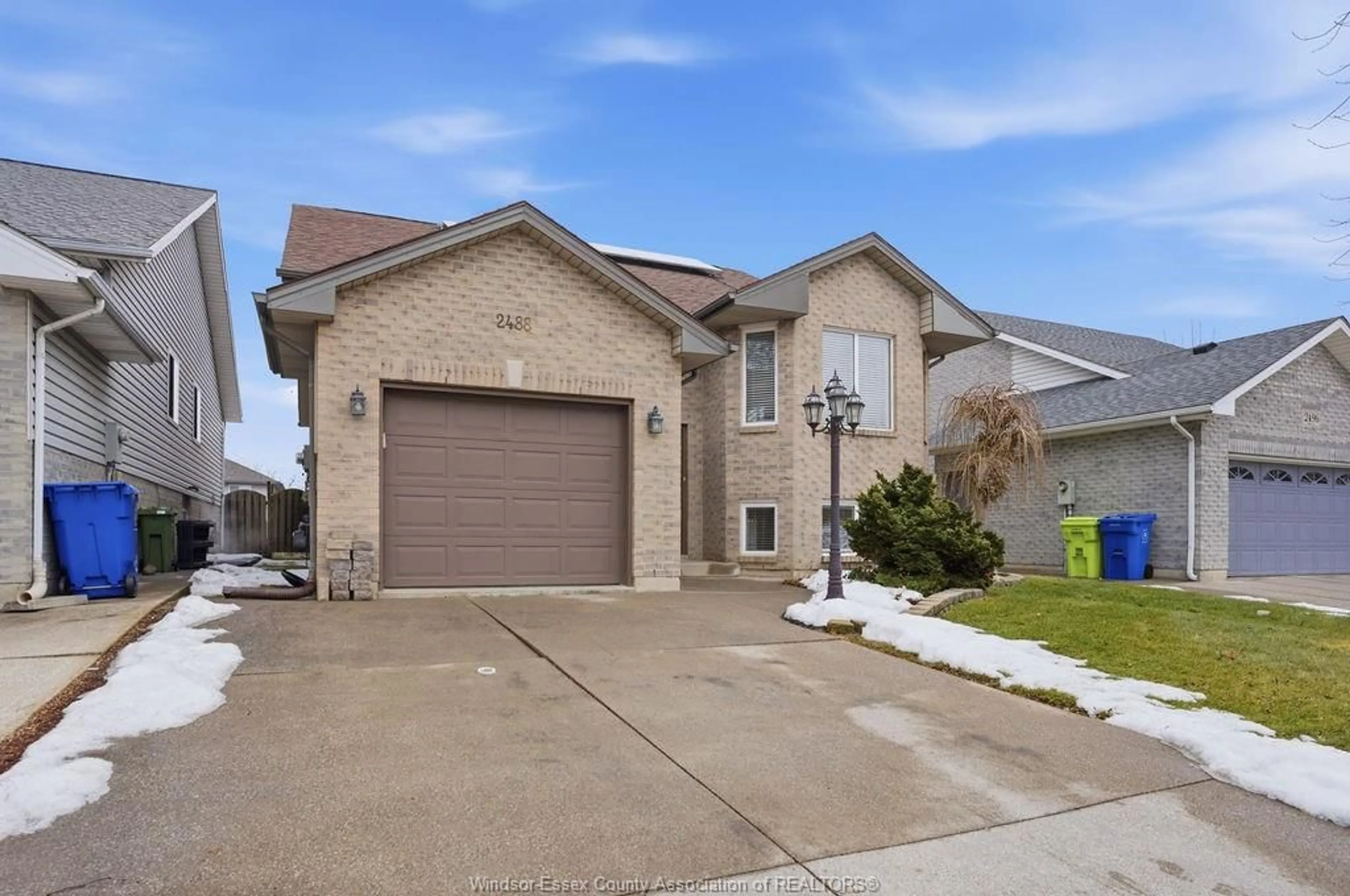 Home with brick exterior material, street for 2488 TIMBERCREST Ave, Windsor Ontario N8P 1S2