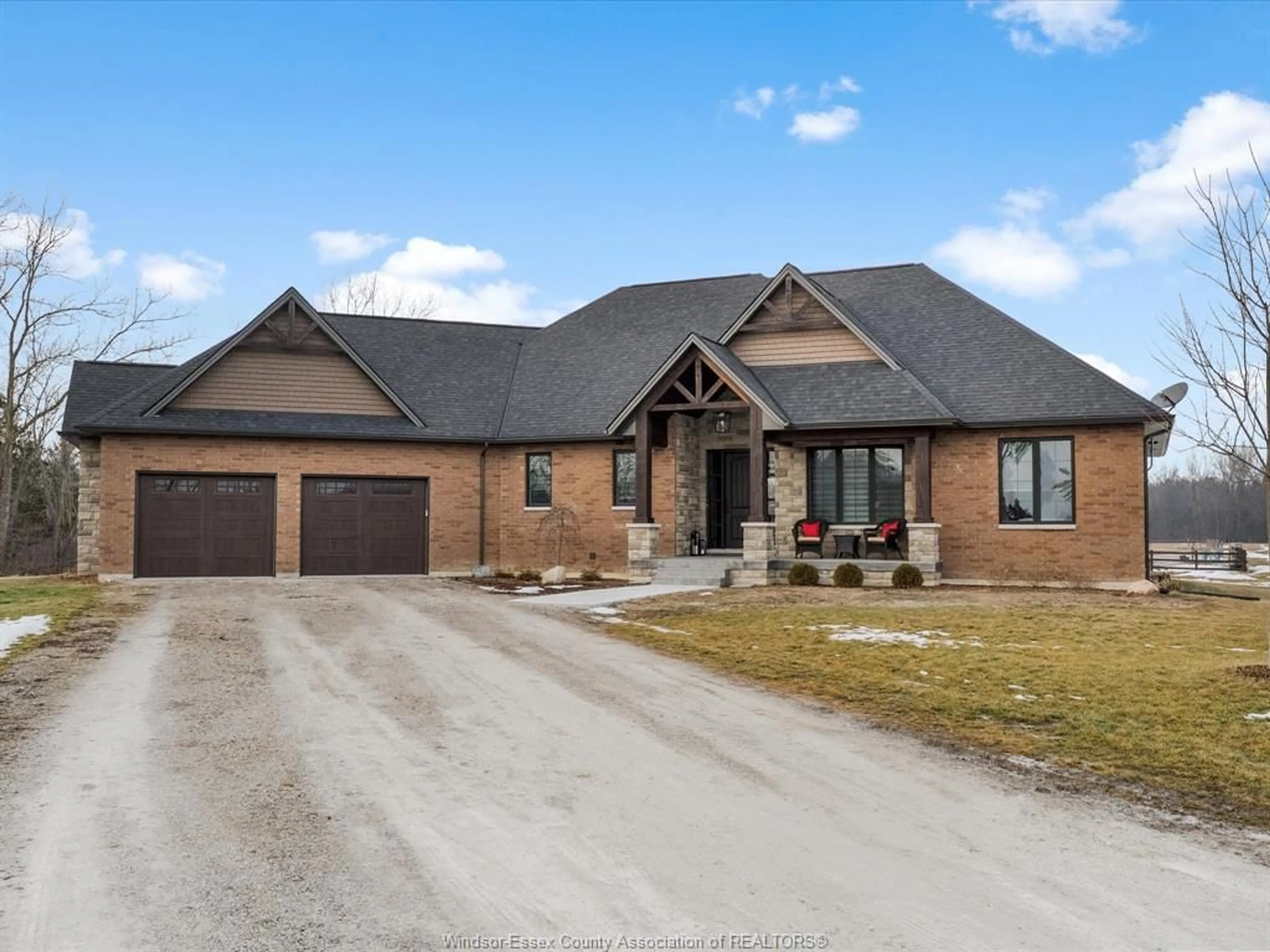 Home with brick exterior material, street for 4940 4TH CONCESSION Rd, Harrow Ontario N0R 1G0