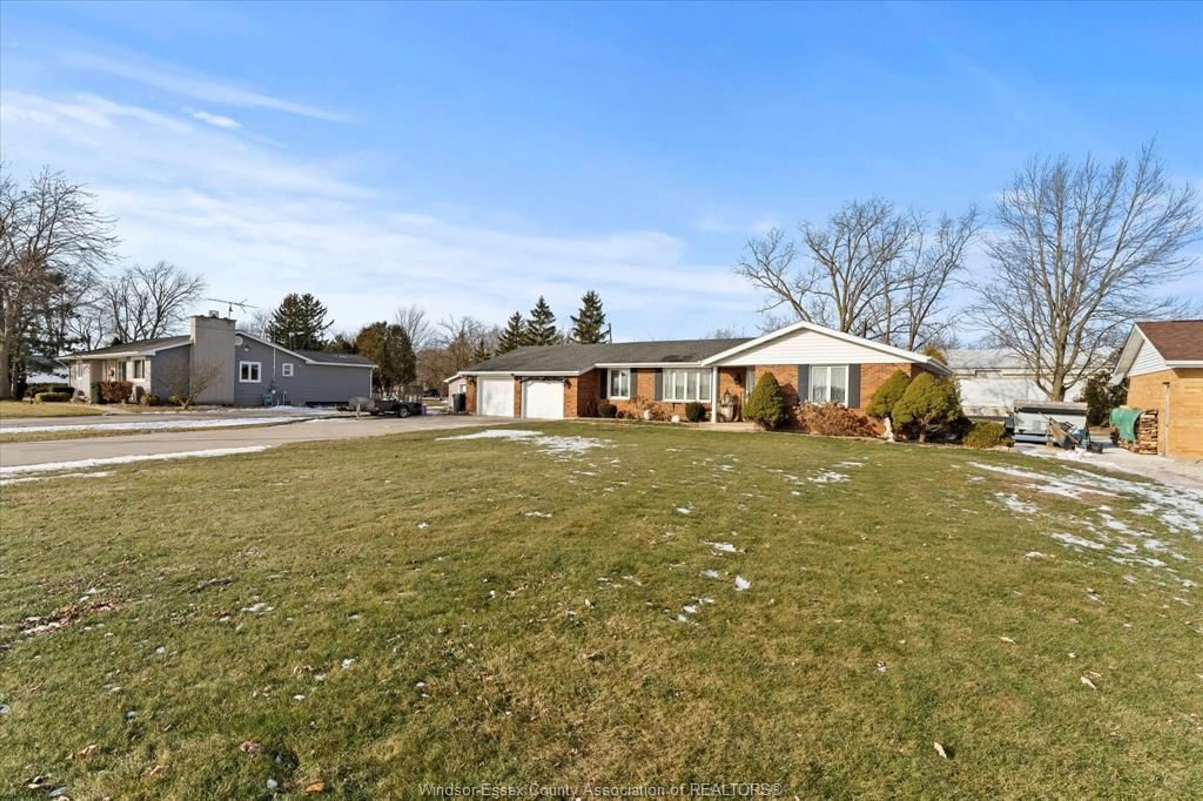 A pic from outside/outdoor area/front of a property/back of a property/a pic from drone, street for 1955 WILSON Sideroad, Maidstone Ontario N0R 1K0