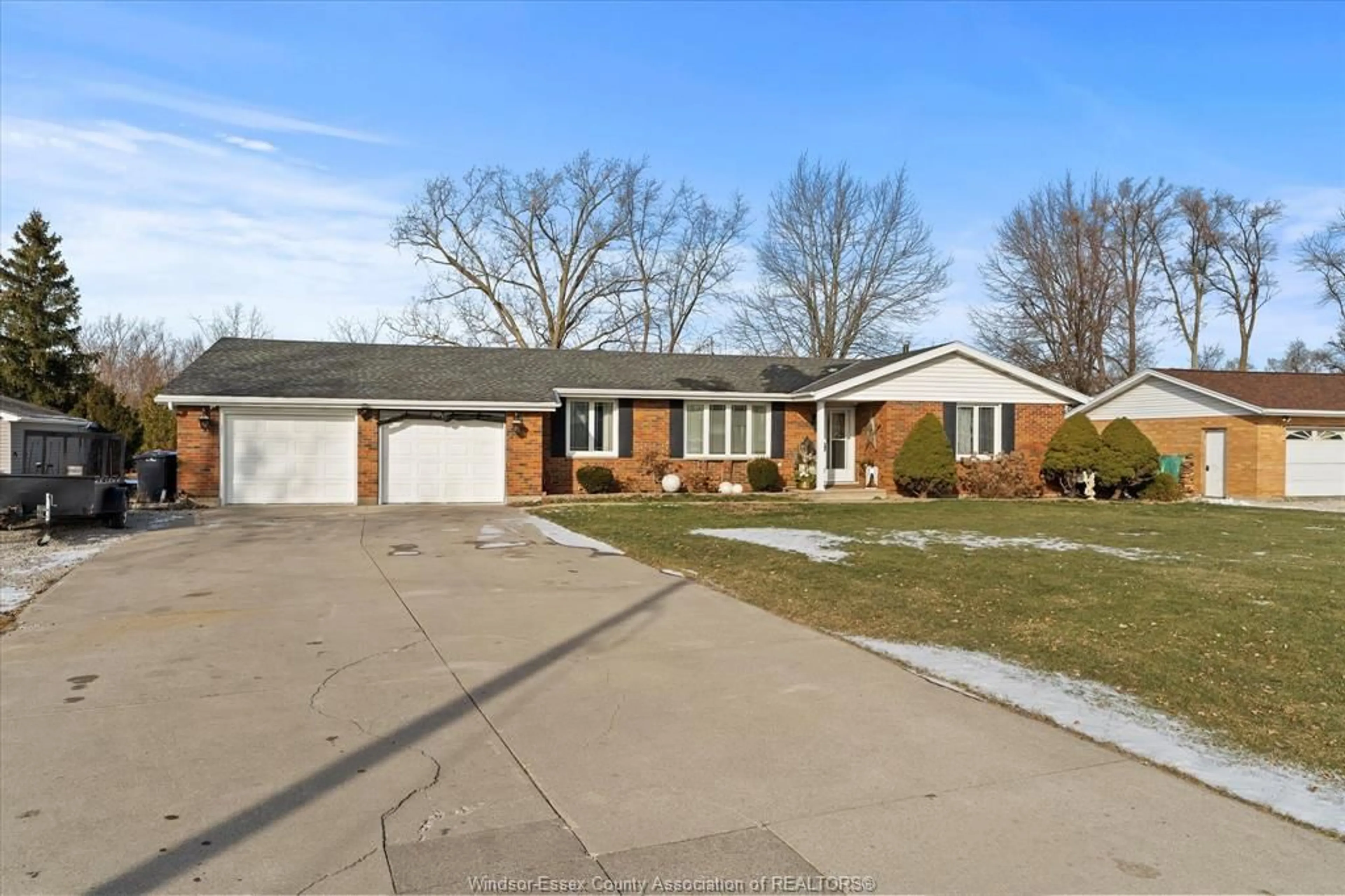 Home with brick exterior material, street for 1955 WILSON Sideroad, Maidstone Ontario N0R 1K0