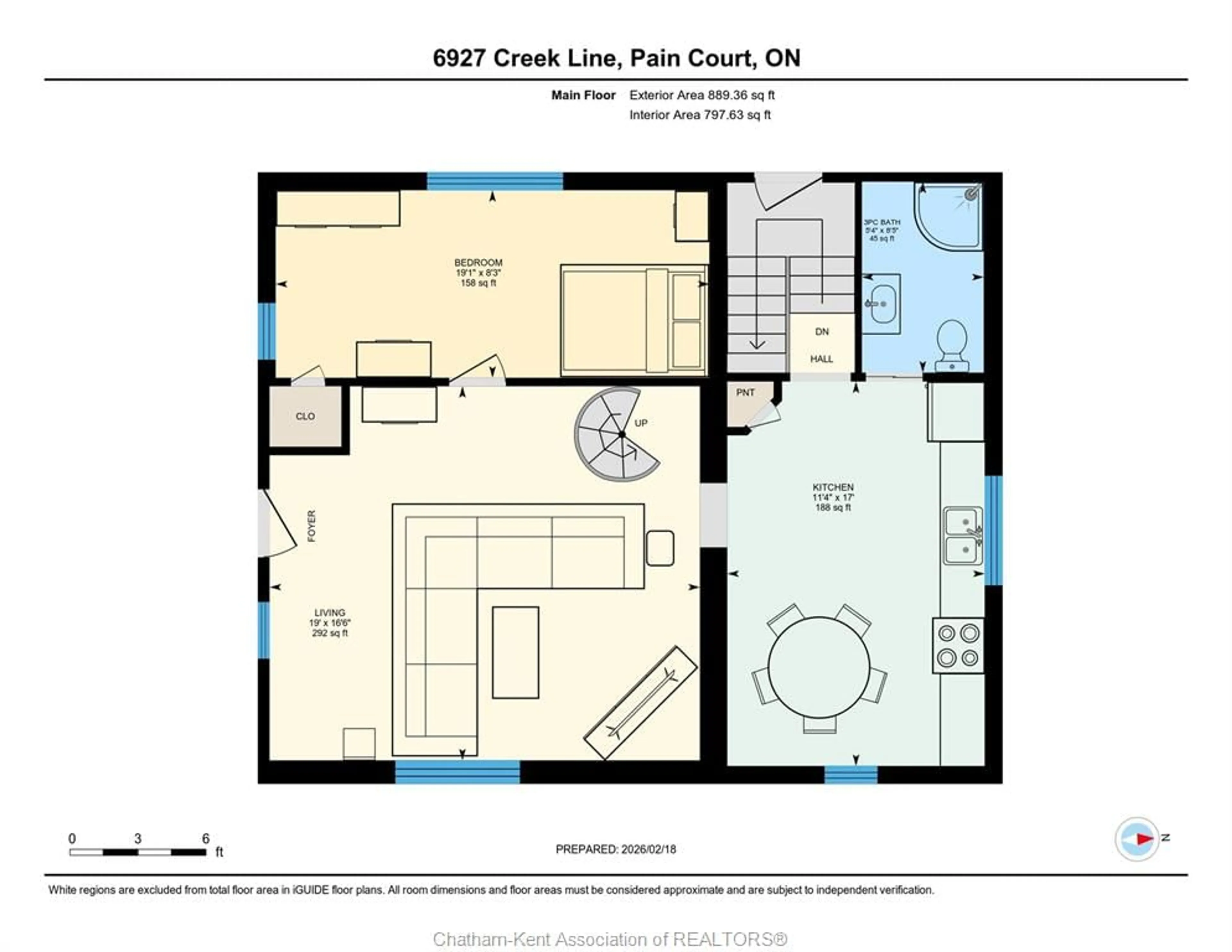 Floor plan for 6927 Creek Line, Chatham-Kent Ontario N0P 1Z0