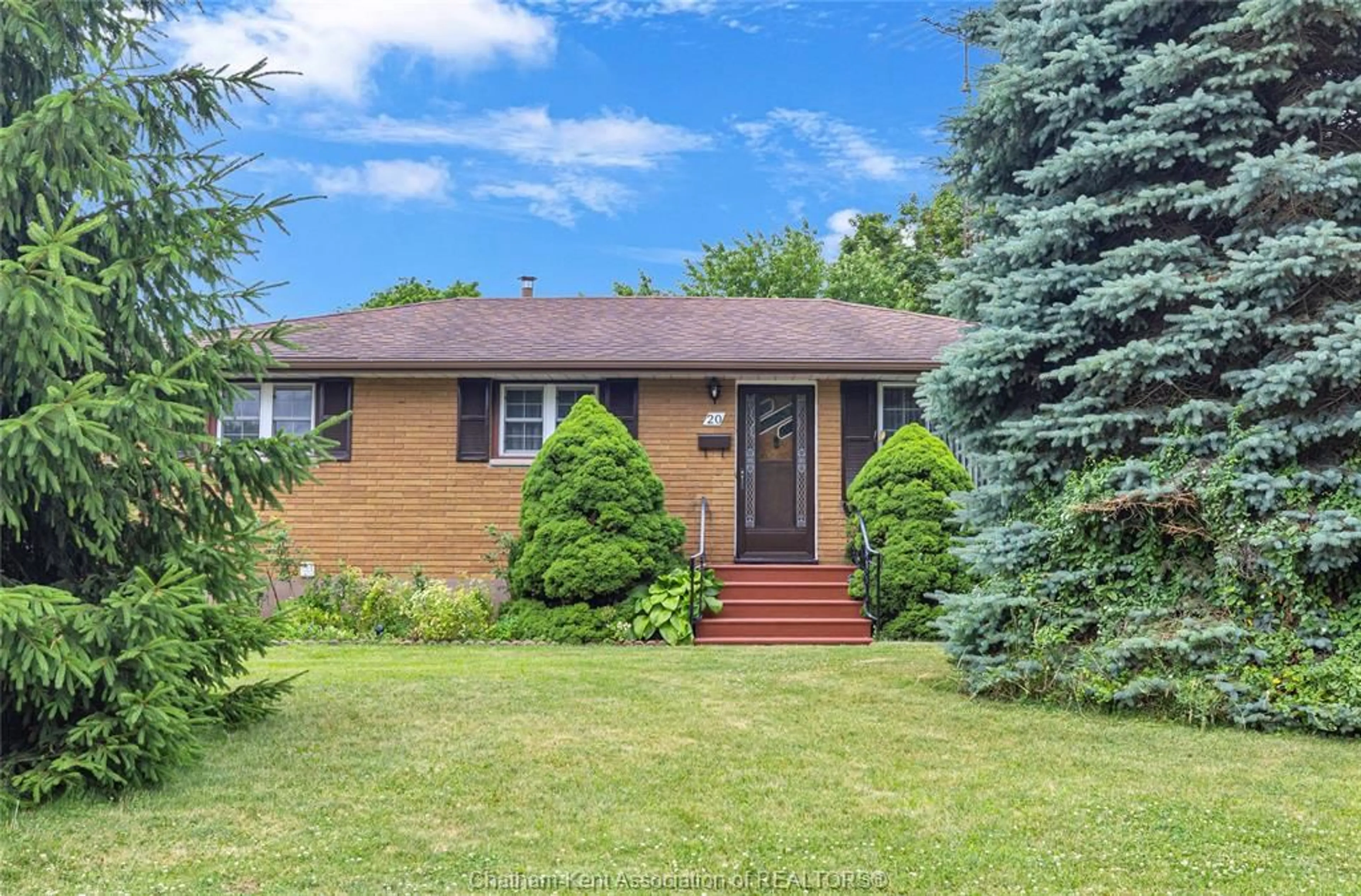 Home with brick exterior material, street for 20 Romney Rd, Chatham Ontario N7L 3S3