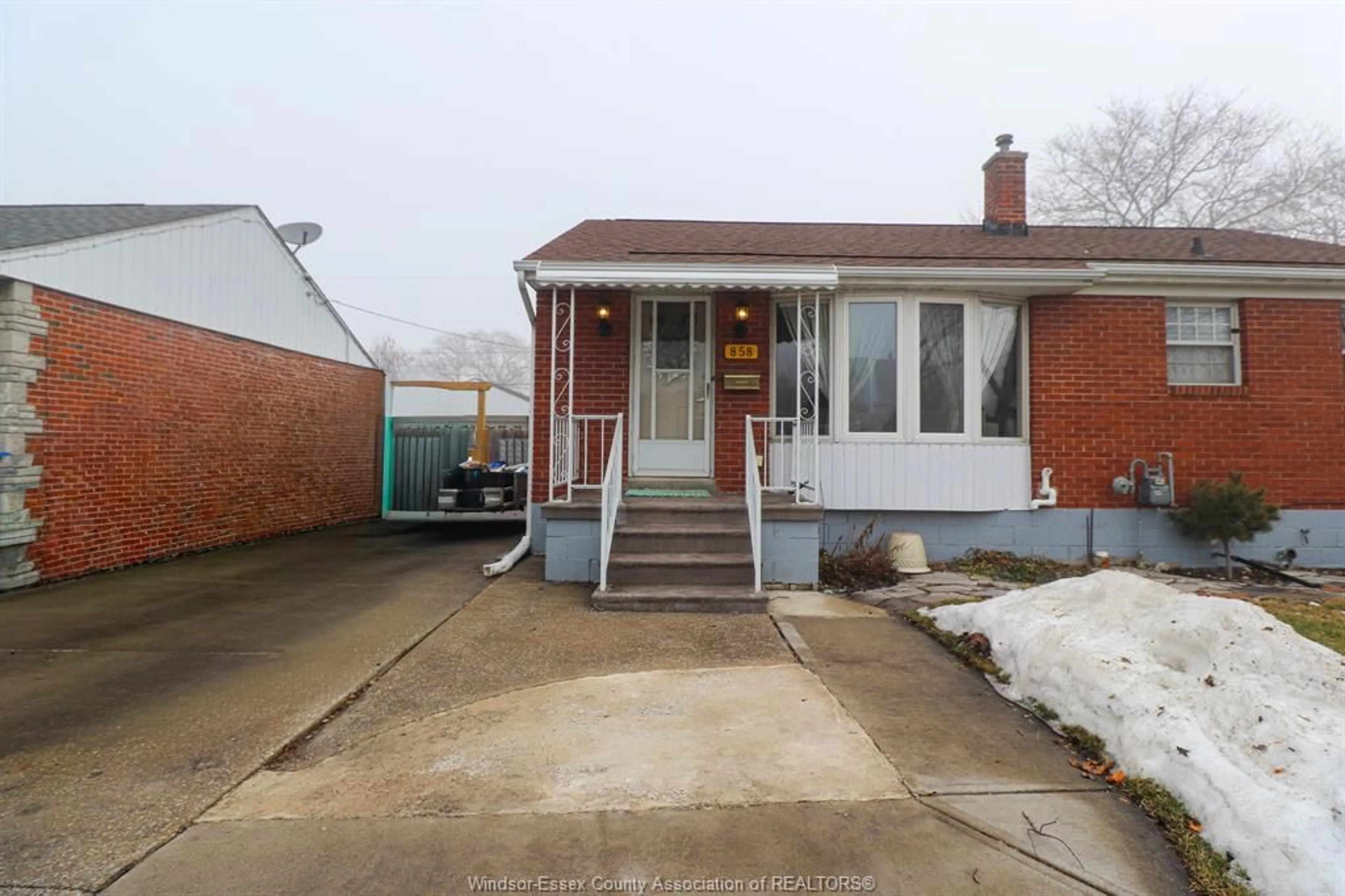 Home with brick exterior material, street for 858 LAPORTE, Windsor Ontario N8S 3R4