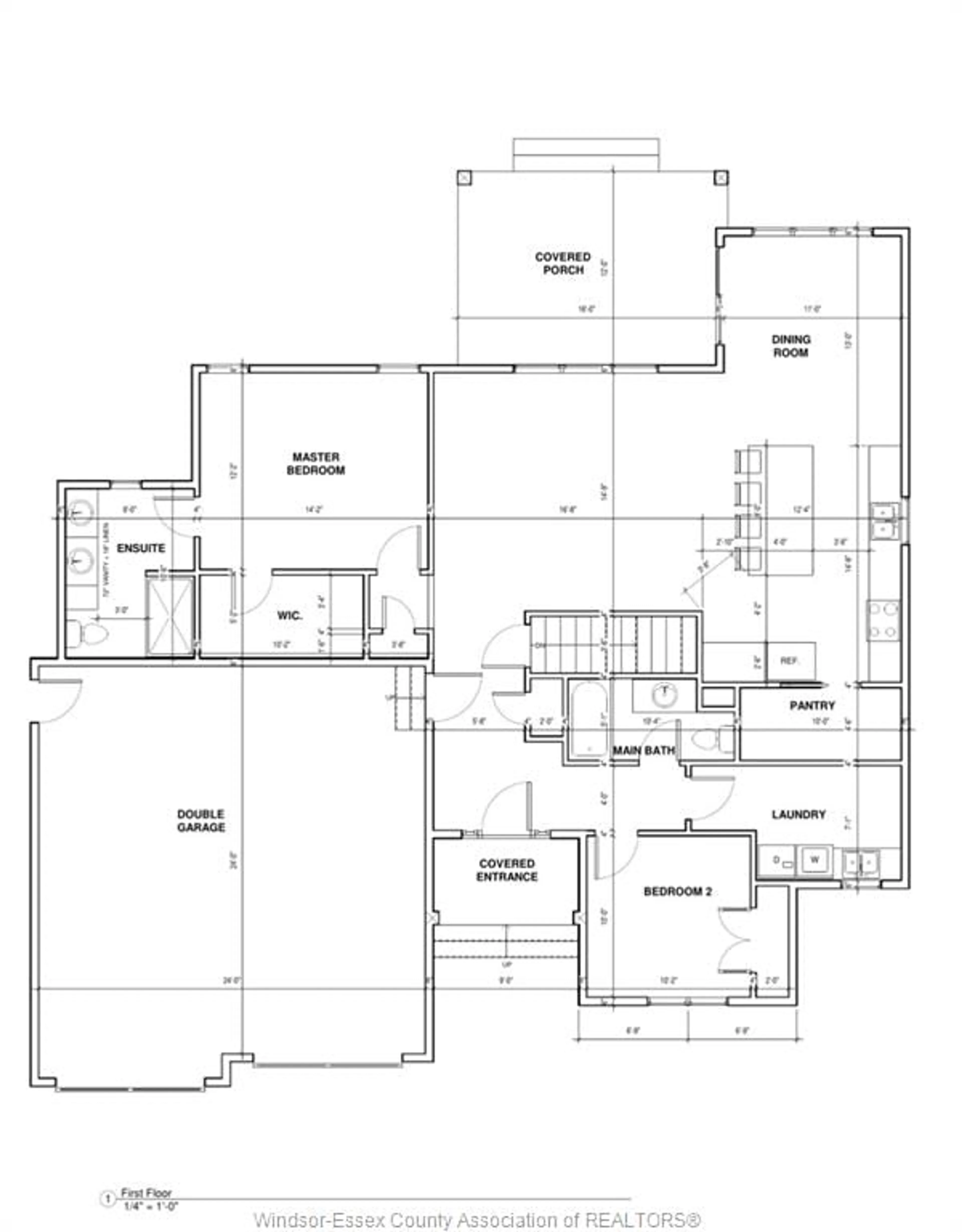 Floor plan for 12188 DUCHARME, McGregor Ontario N0R 1J0