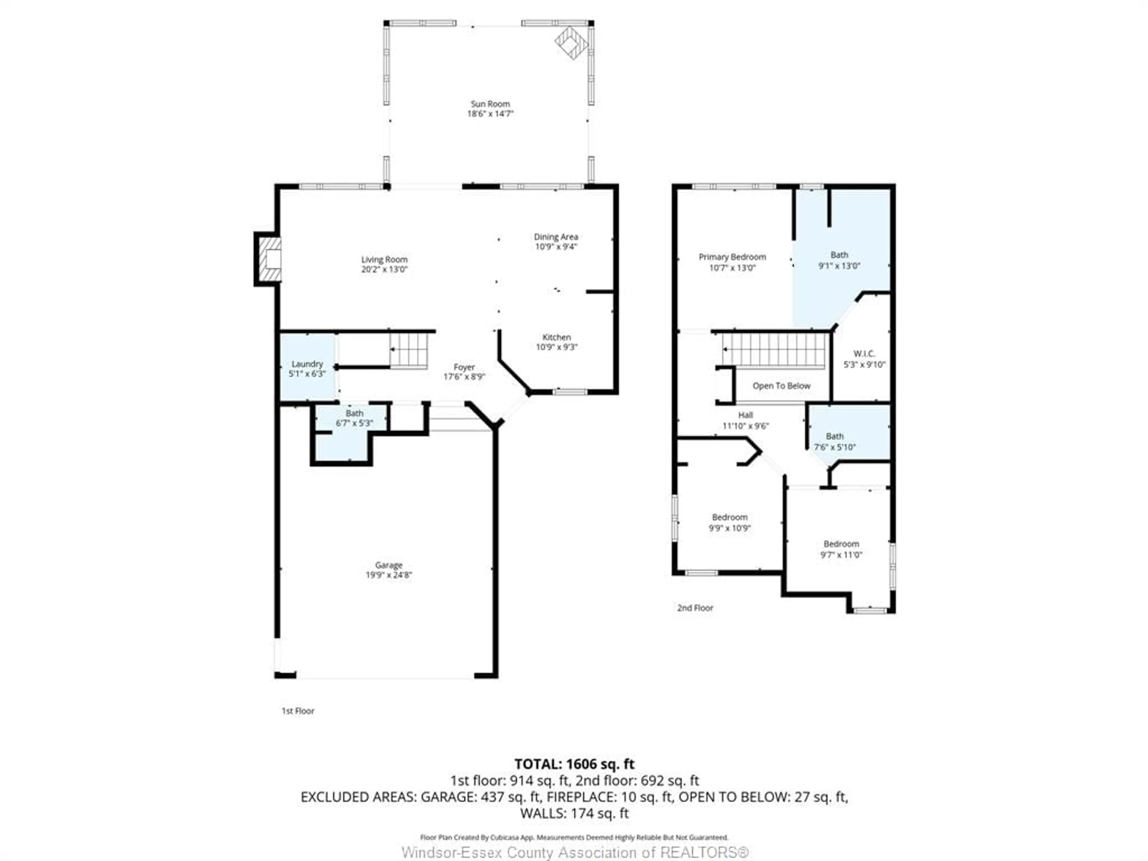 Floor plan for 419 CHARRON BEACH, Lakeshore Ontario N8L 1J5
