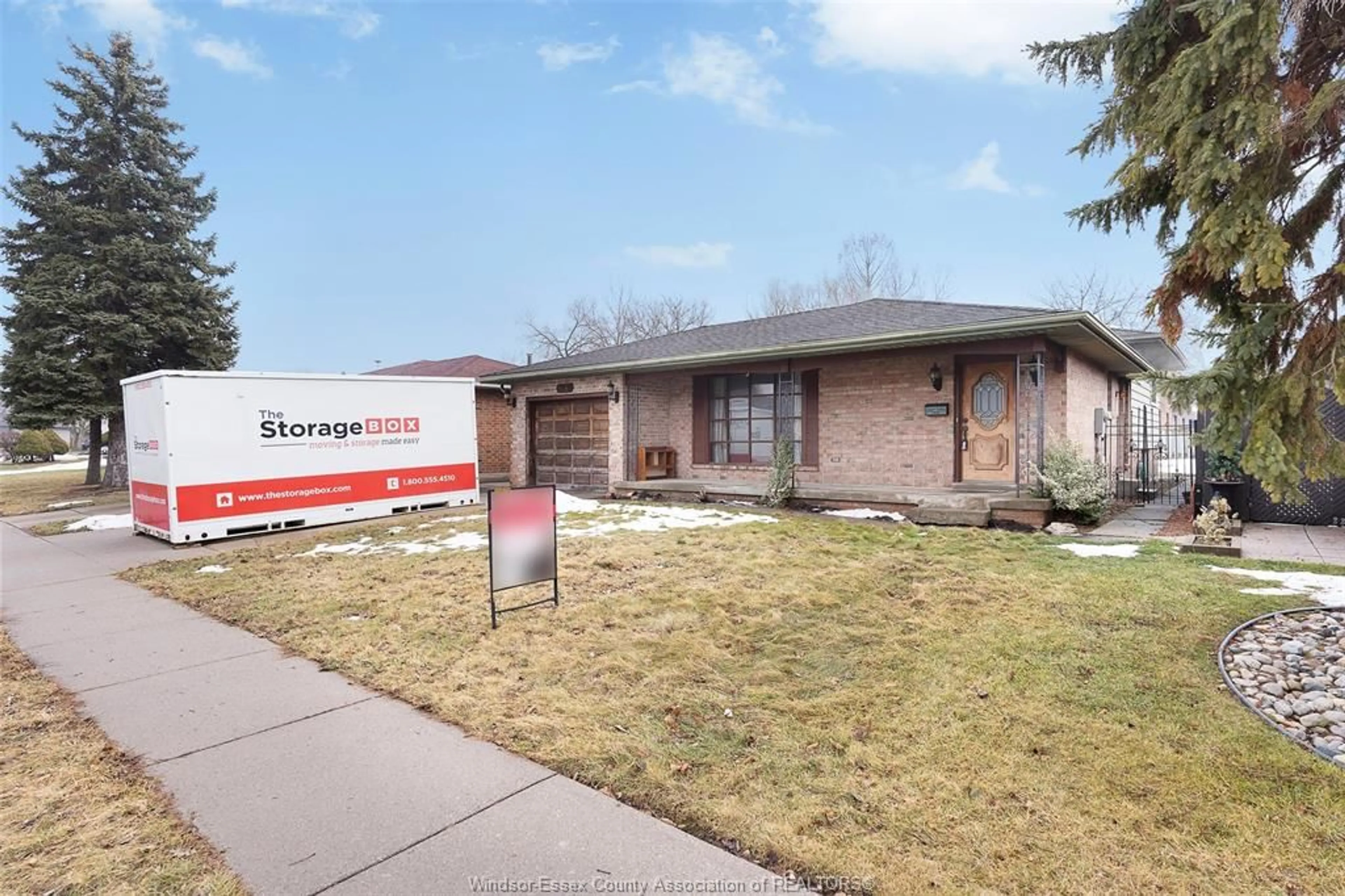 Home with brick exterior material, street for 9495 BEACHDALE Rd, Windsor Ontario N8R 1S4