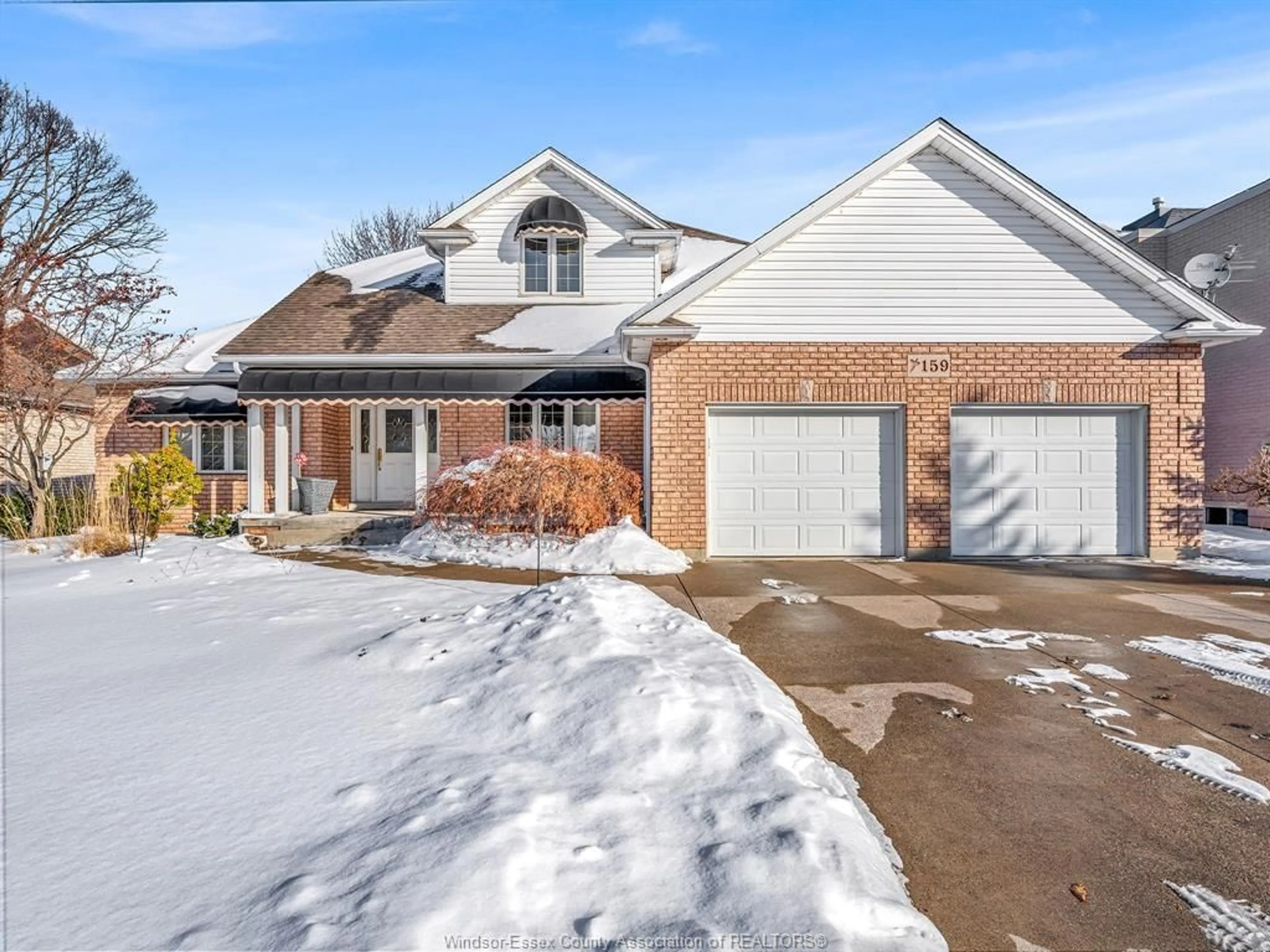 Home with brick exterior material, street for 159 PHEASANT RUN Dr, Lakeshore Ontario N8L 0Z8