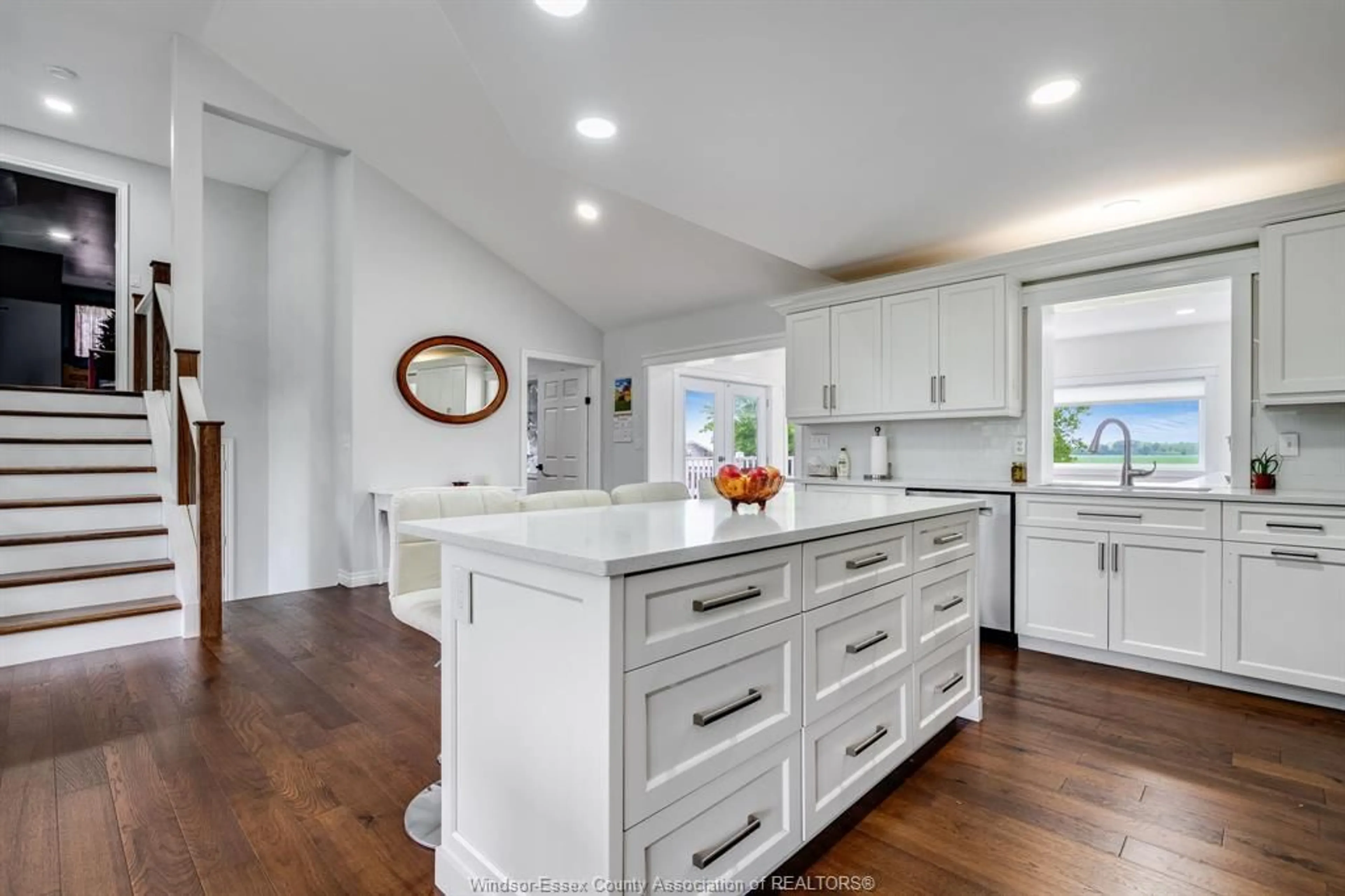 Open concept kitchen, ceramic/tile floor for 833 Talbot Rd, Leamington Ontario N0P 2P0