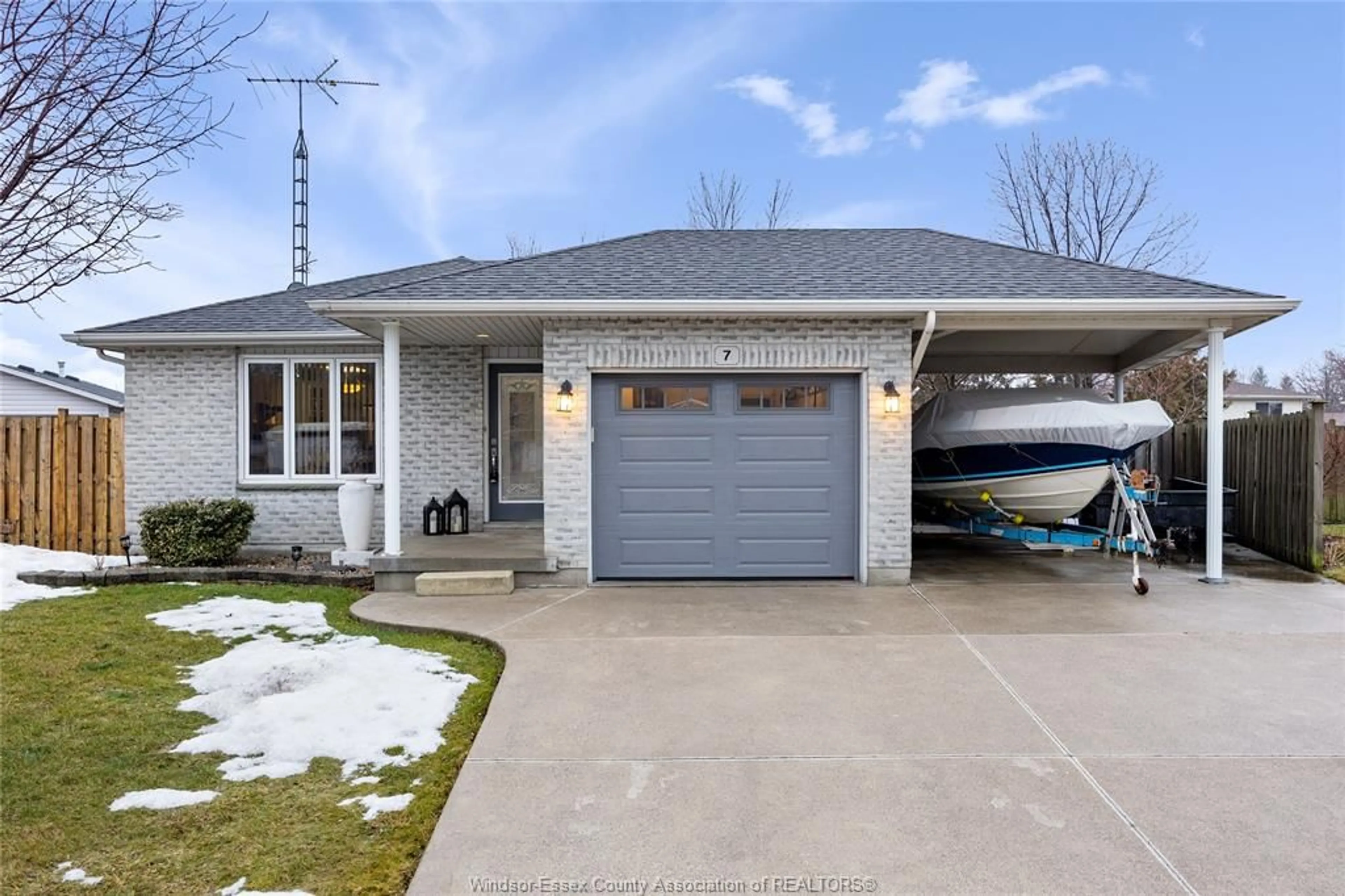 Home with brick exterior material, street for 7 REGAL Dr, Tilbury Ontario N0P 2L0