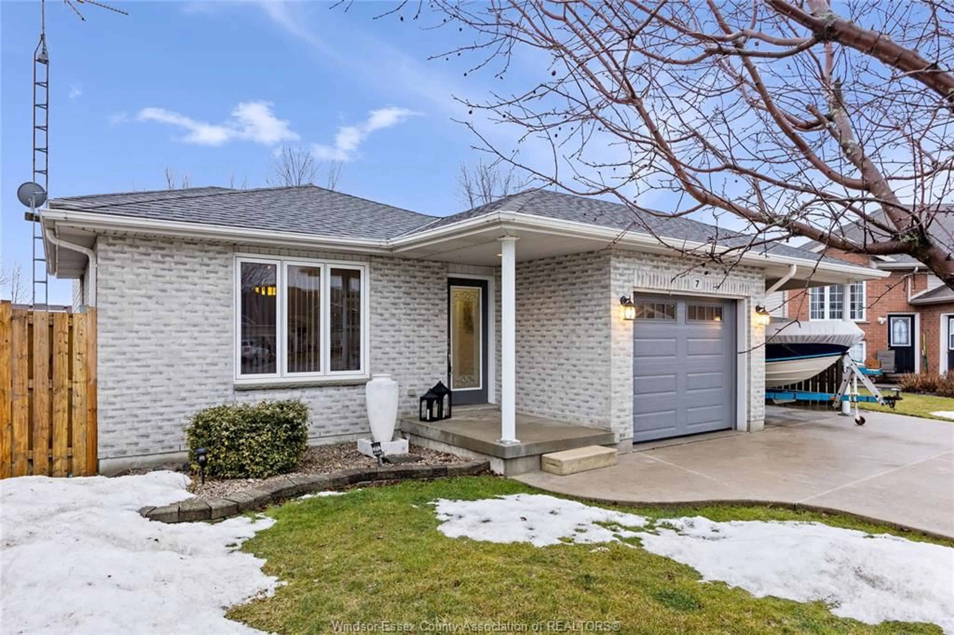 Home with brick exterior material, street for 7 REGAL Dr, Tilbury Ontario N0P 2L0