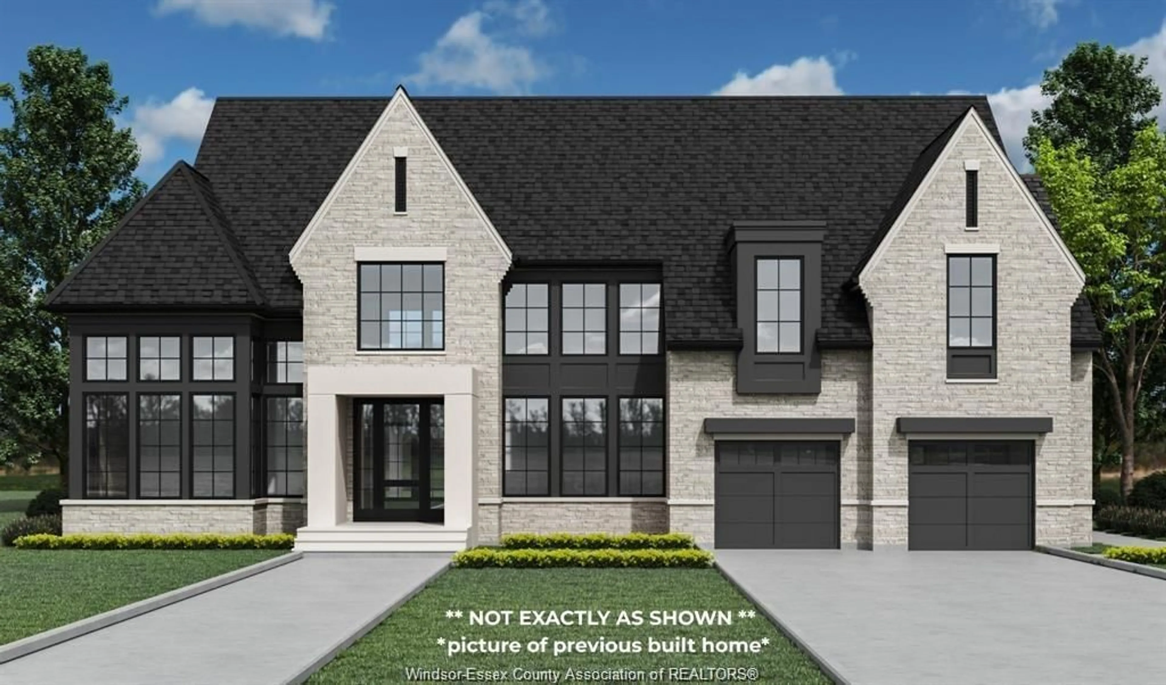 Home with brick exterior material, street for 313 RUSSELL WOODS Dr, Lakeshore Ontario N8N 4L1