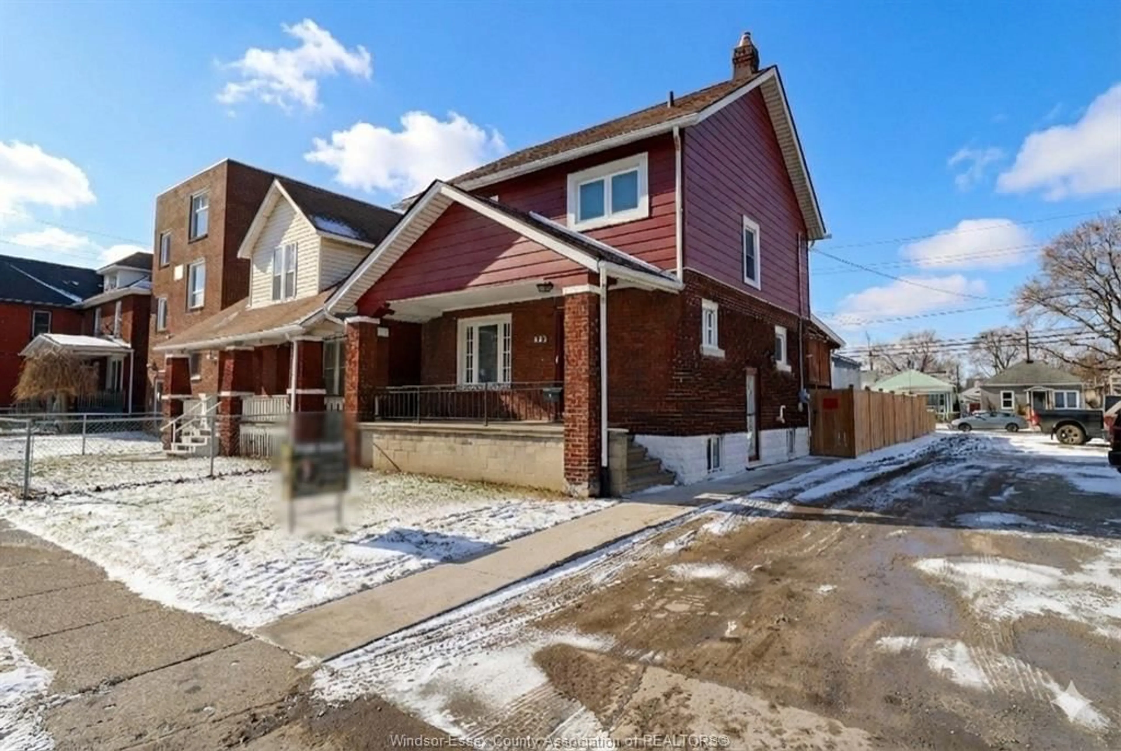 Home with brick exterior material, street for 883 PILLETTE, Windsor Ontario N8Y 3B4