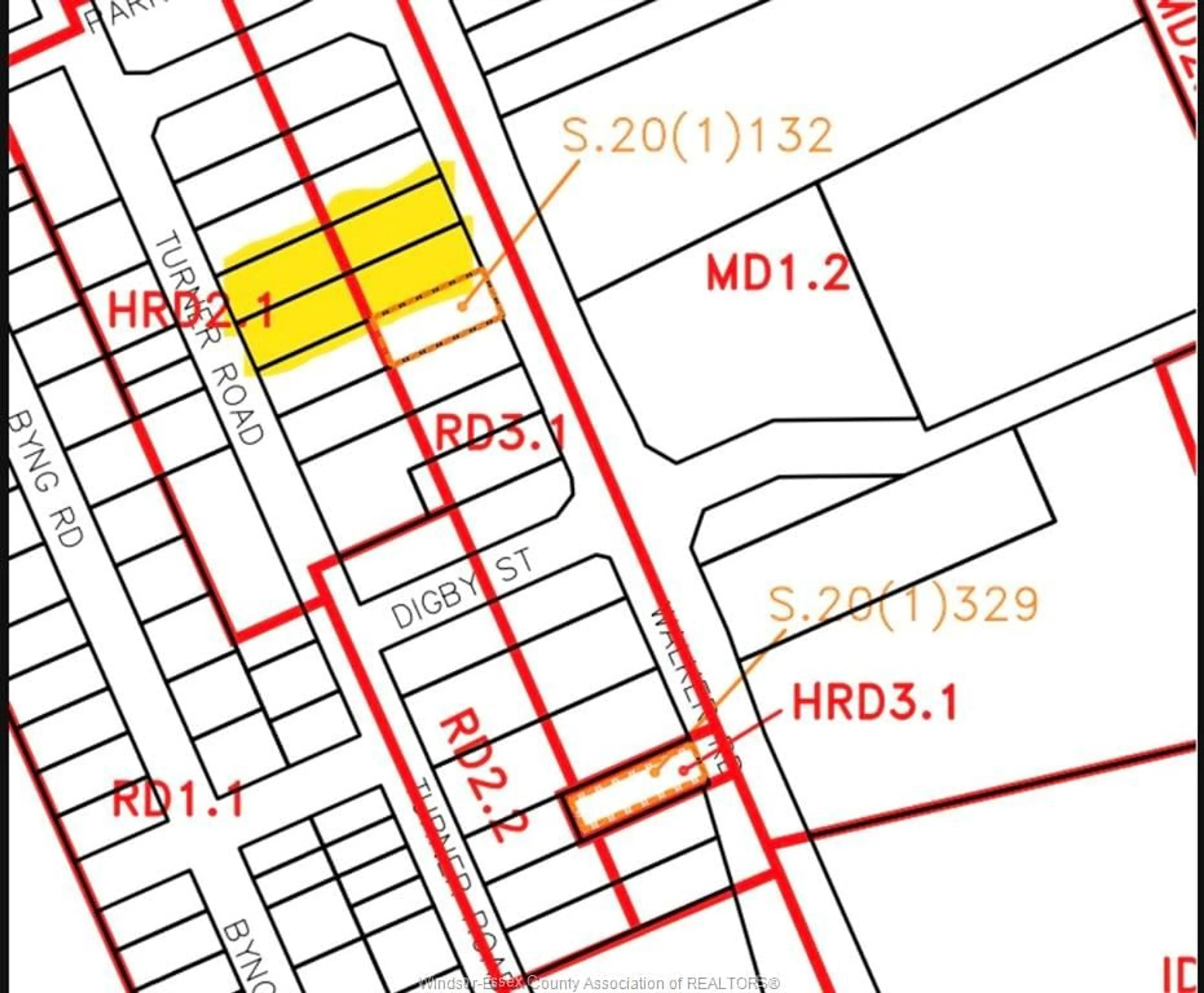 Picture of a map for 2945 WALKER, Windsor Ontario N8W 3R4