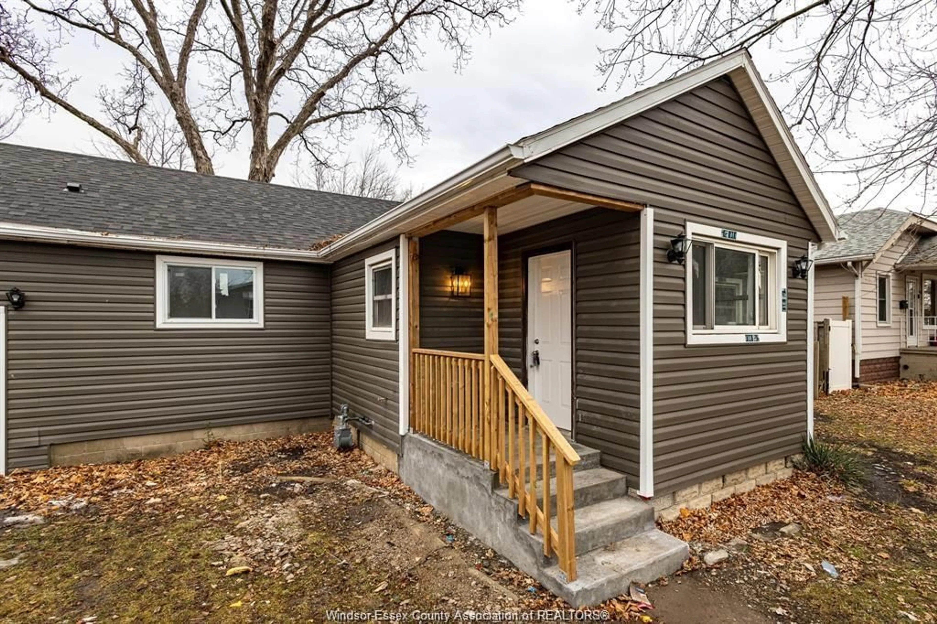 Home with vinyl exterior material, street for 1179 PRADO Pl, Windsor Ontario N8S 2H9