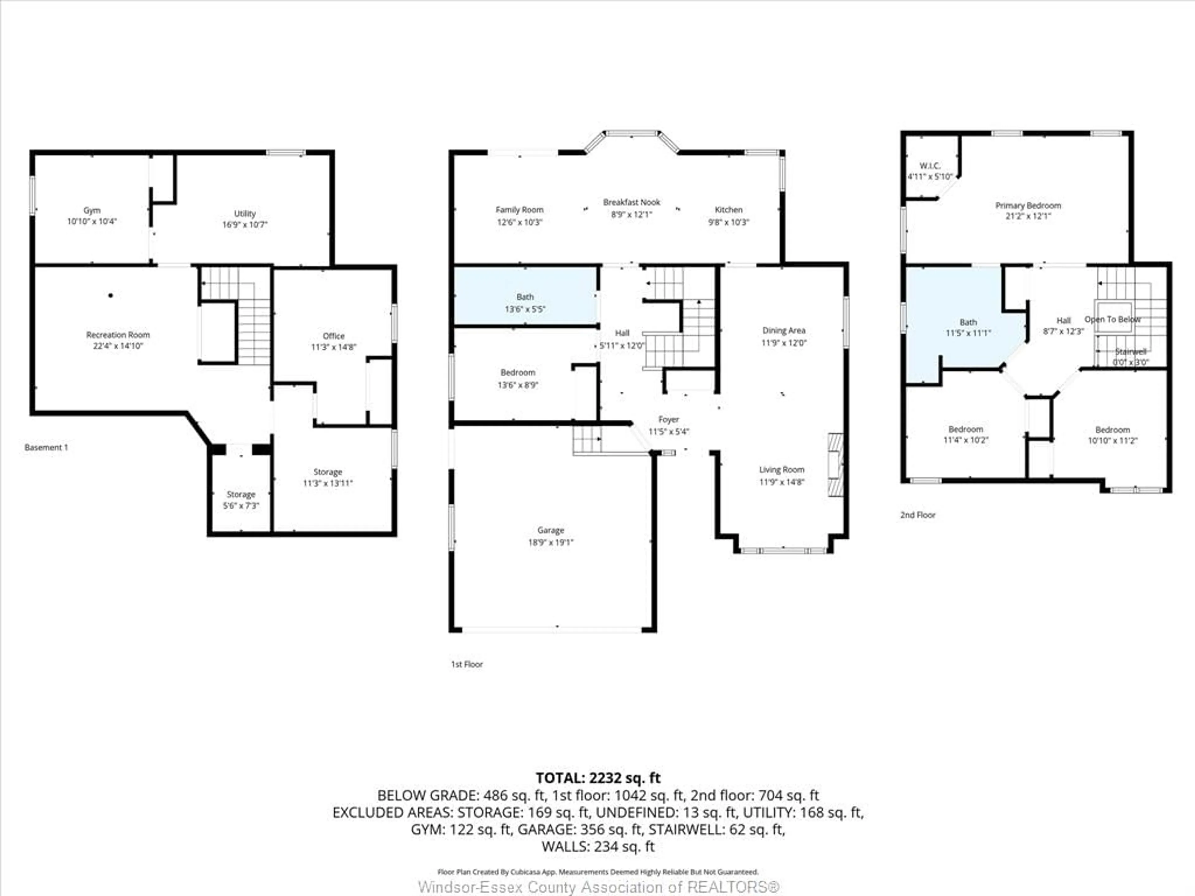 Floor plan for 46 Brush Cres, Amherstburg Ontario N9V 3Y5