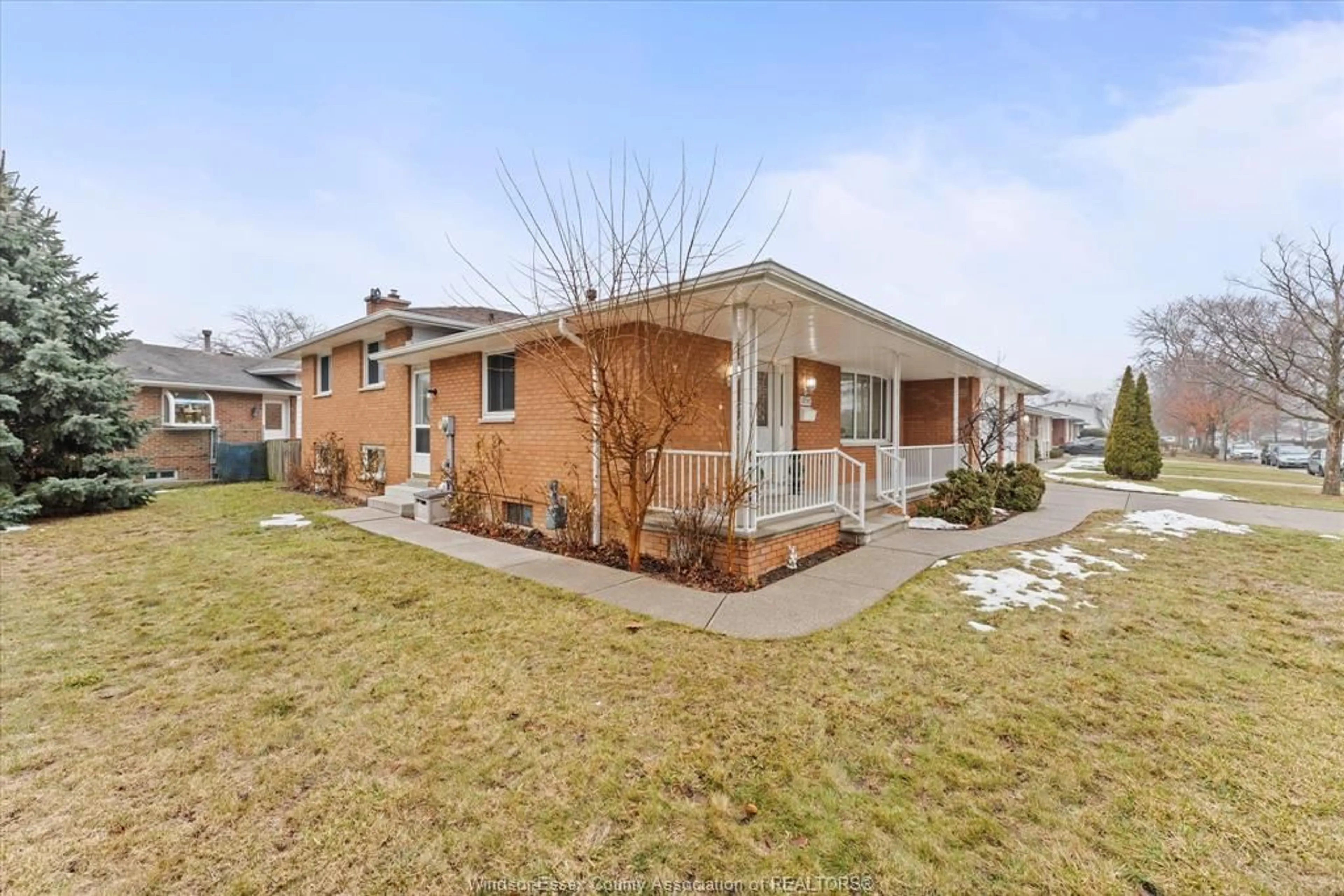 Home with brick exterior material, street for 10795 ATWATER Cres, Windsor Ontario N8R 1N8