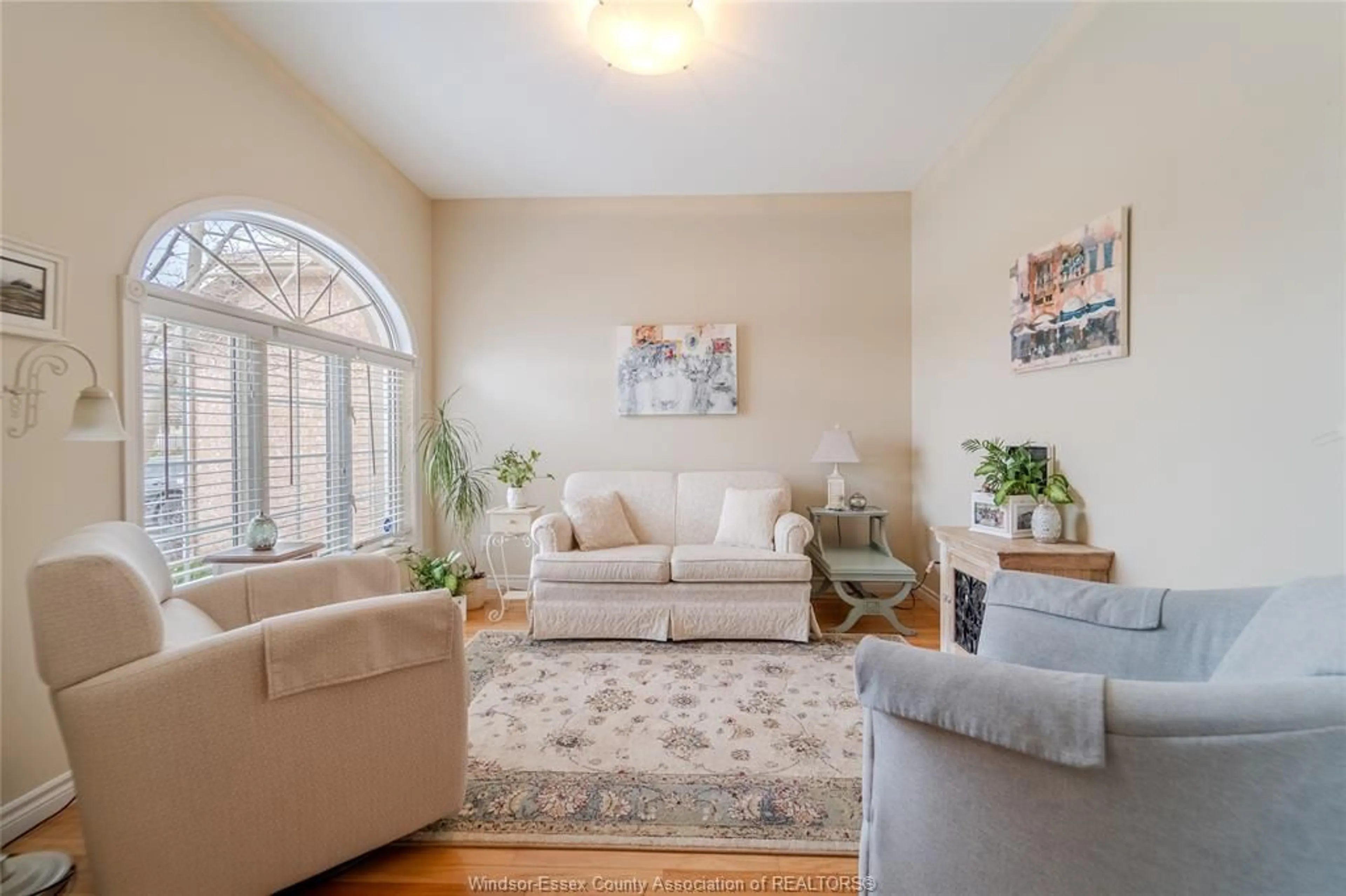 Living room with furniture, unknown for 11896 Cobllestone Cres, Windsor Ontario N8P 1T6