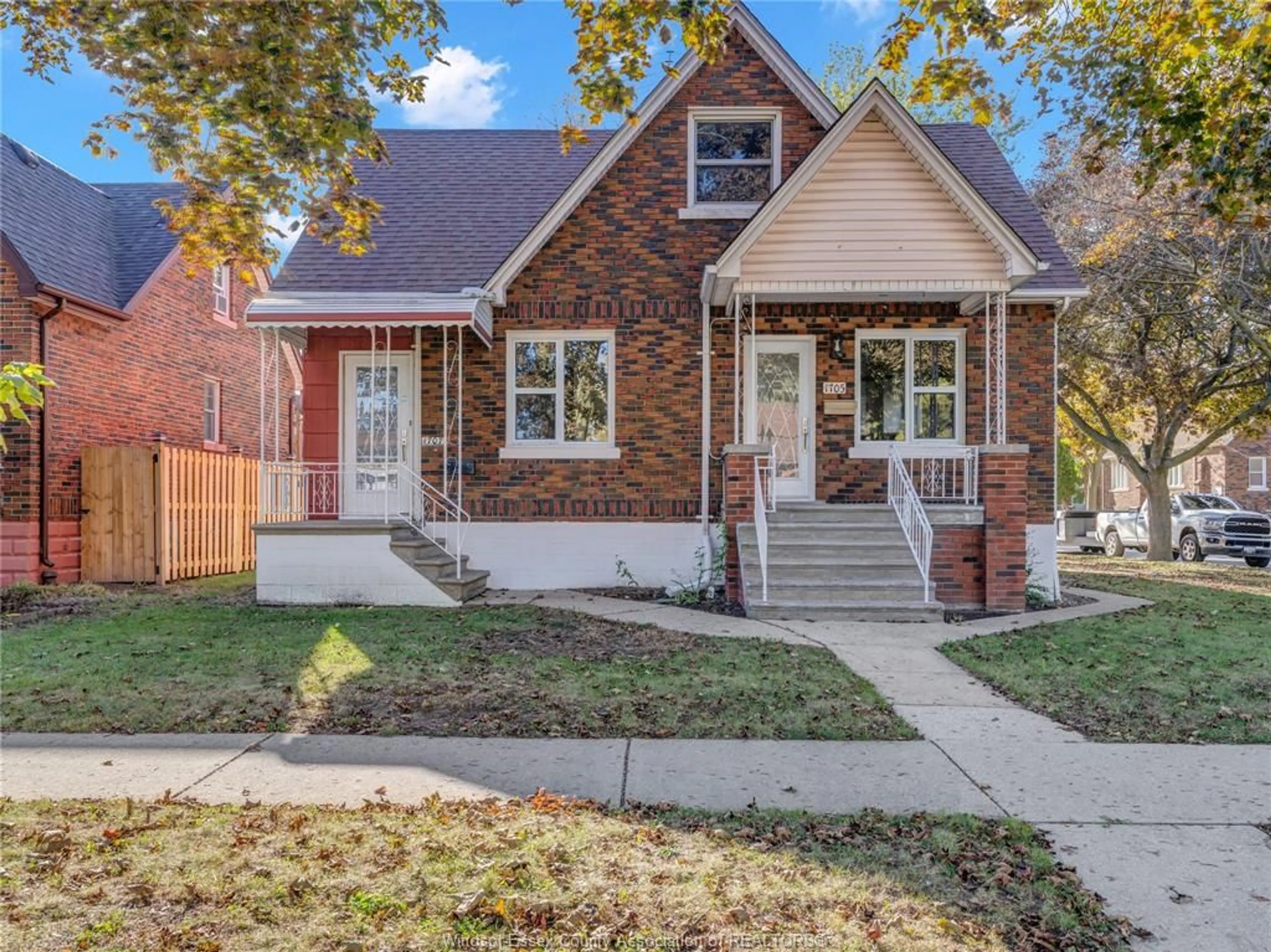 Home with brick exterior material, street for 1705-07 ALEXIS Rd, Windsor Ontario N8Y 4P6