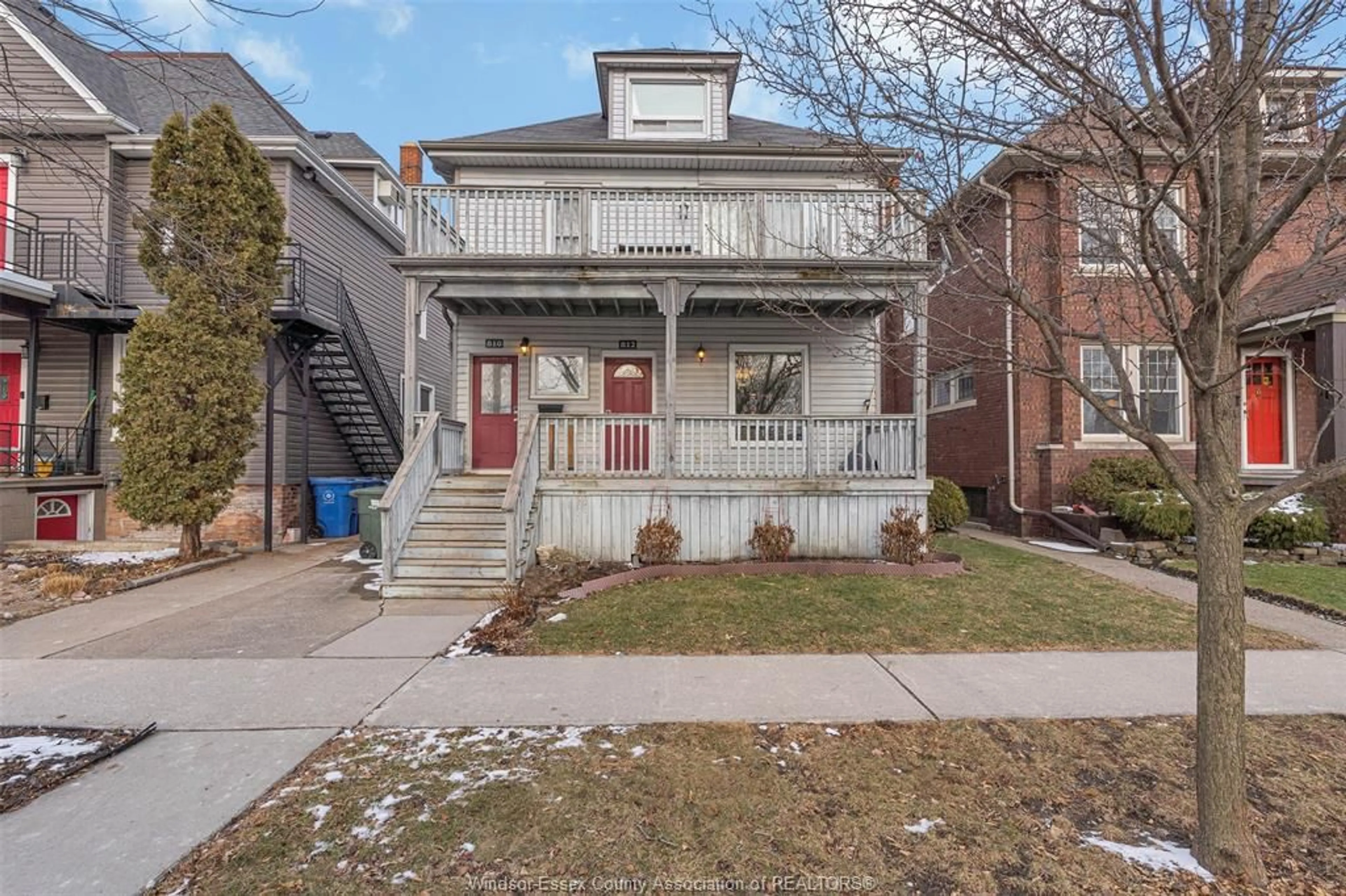 Home with brick exterior material, street for 810-812 Chilver Rd, Windsor Ontario N8Y 2K4