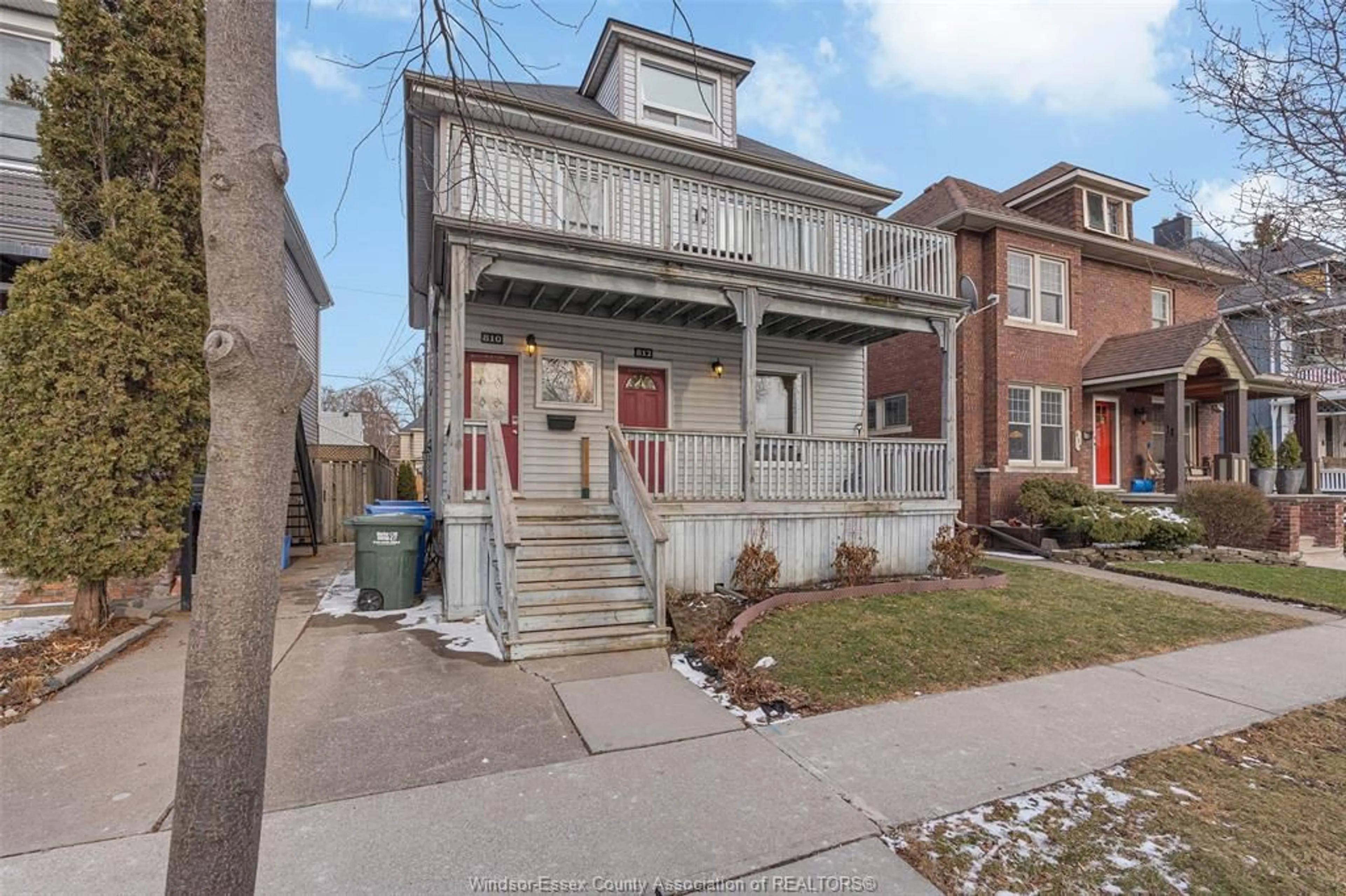 Home with brick exterior material, street for 810-812 Chilver Rd, Windsor Ontario N8Y 2K4