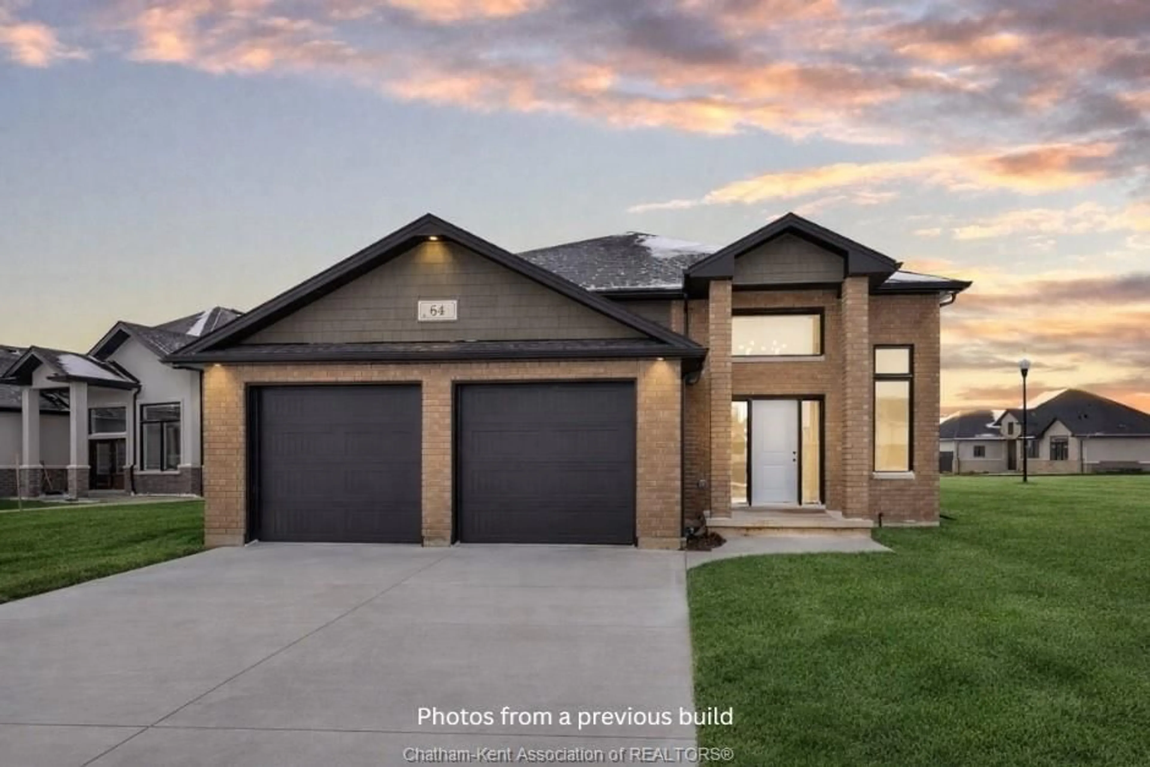 Home with brick exterior material, street for 75 Cherry Blossom Trail, Chatham Ontario N7L 0H3