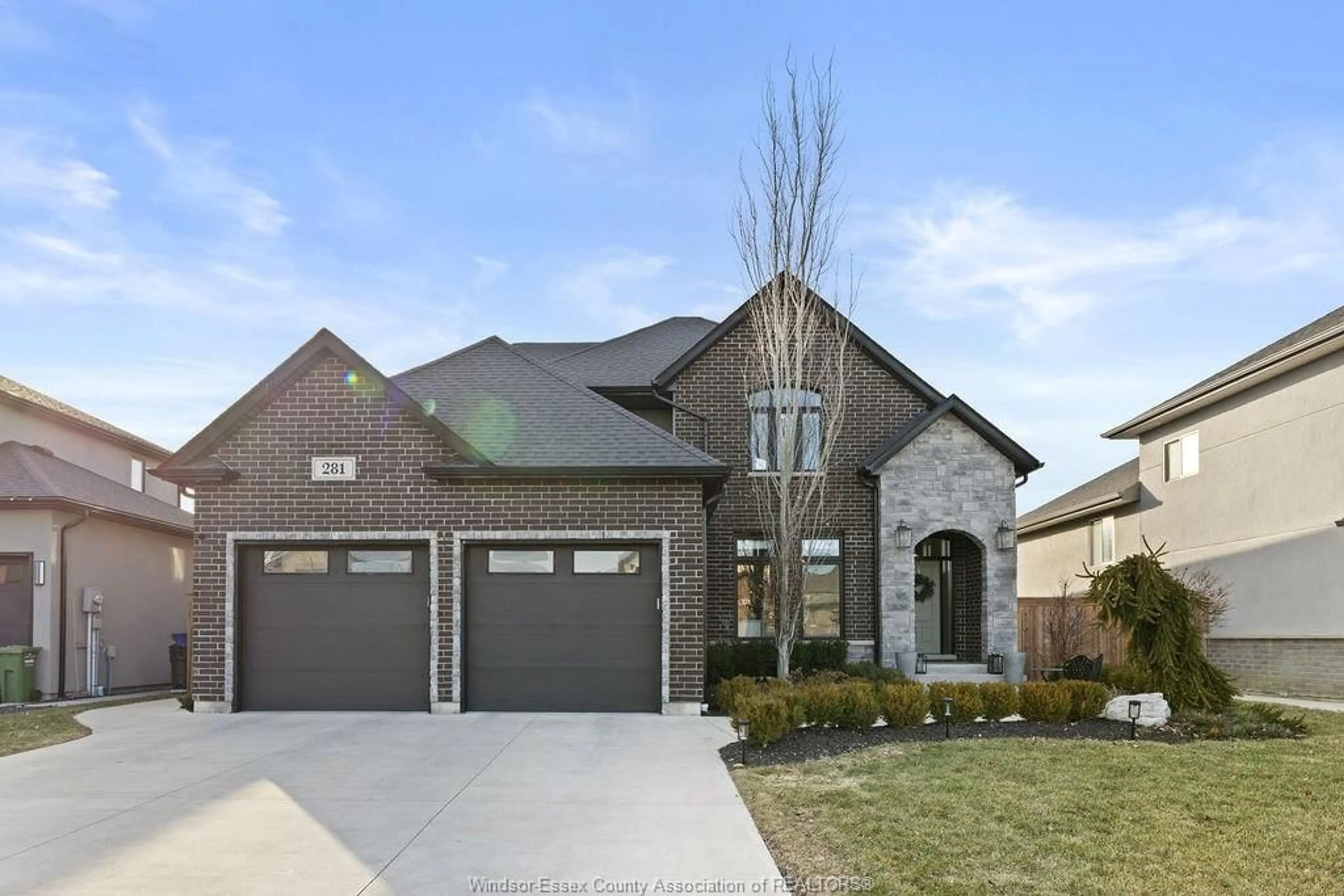 Home with brick exterior material, street for 281 CAROLE Crt, Lakeshore Ontario N8L 0T5