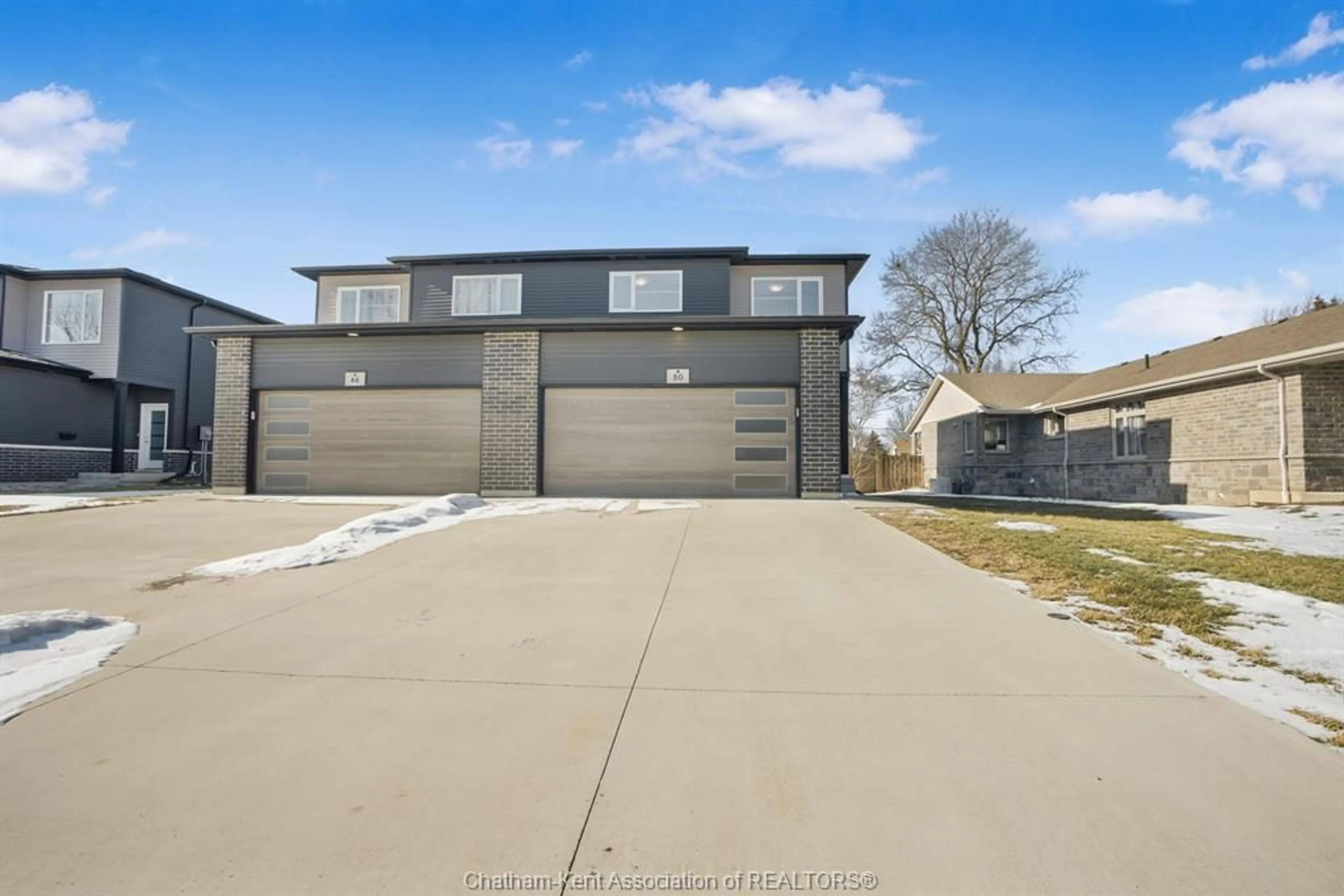 A pic from outside/outdoor area/front of a property/back of a property/a pic from drone, street for 50 LLYDICAN Ave, Chatham Ontario N7L 3E5