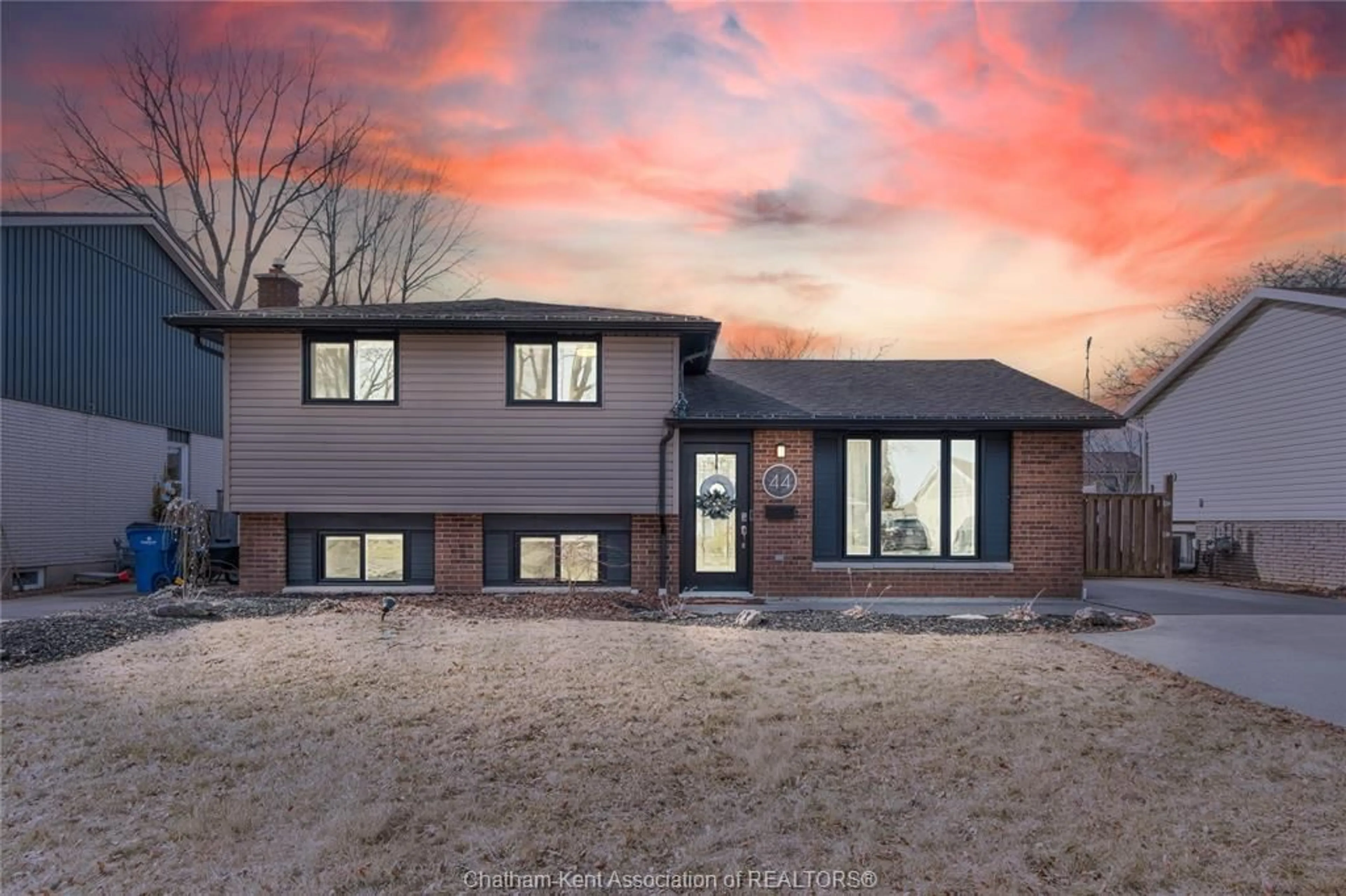 Home with brick exterior material, street for 44 ROSSINI Cres, Chatham Ontario N7L 4N3