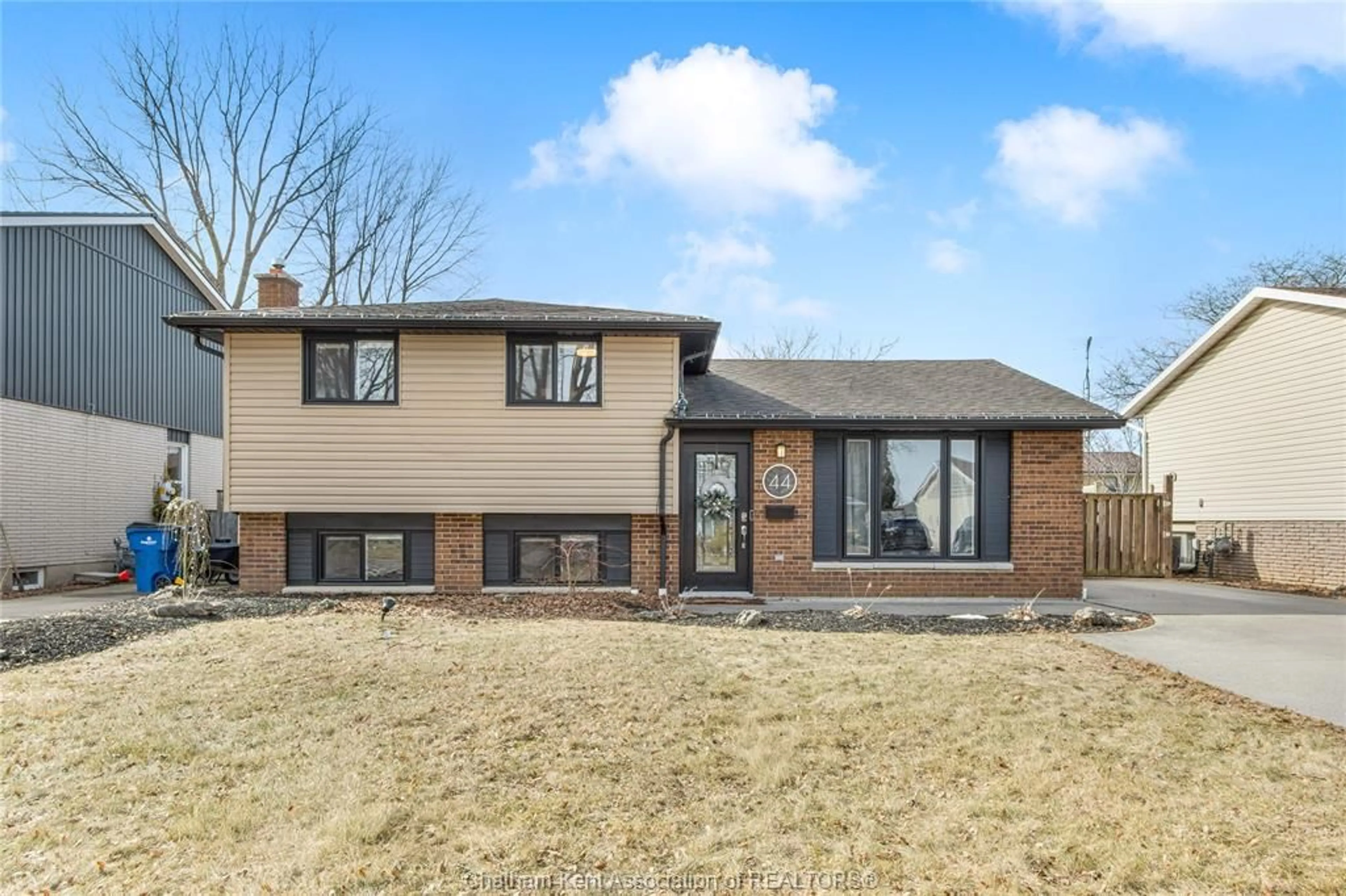 Home with brick exterior material, street for 44 ROSSINI Cres, Chatham Ontario N7L 4N3