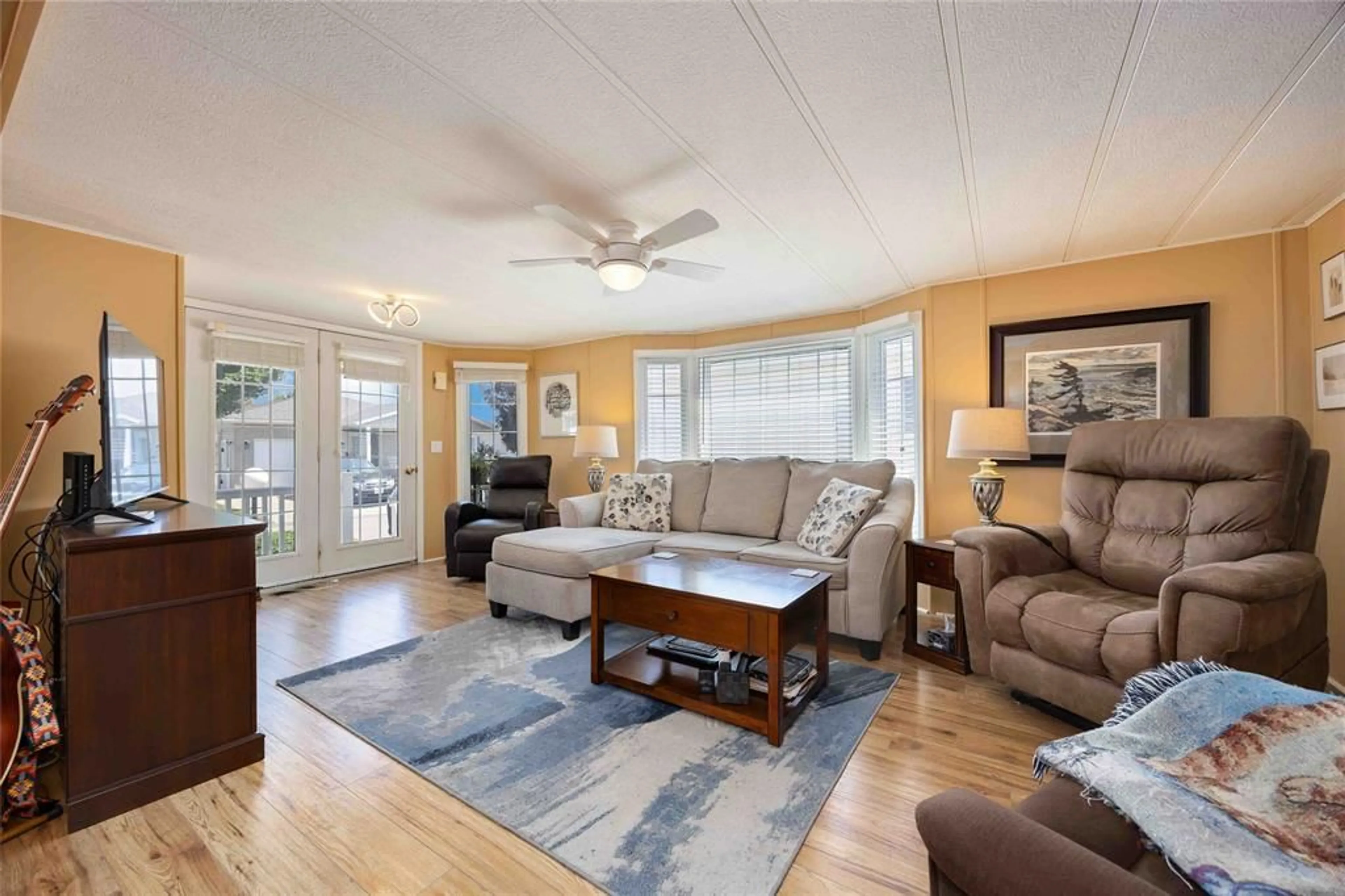 Living room with furniture, unknown for 5700 Blackwell Sideroad #266, Sarnia Ontario N7W 1B7