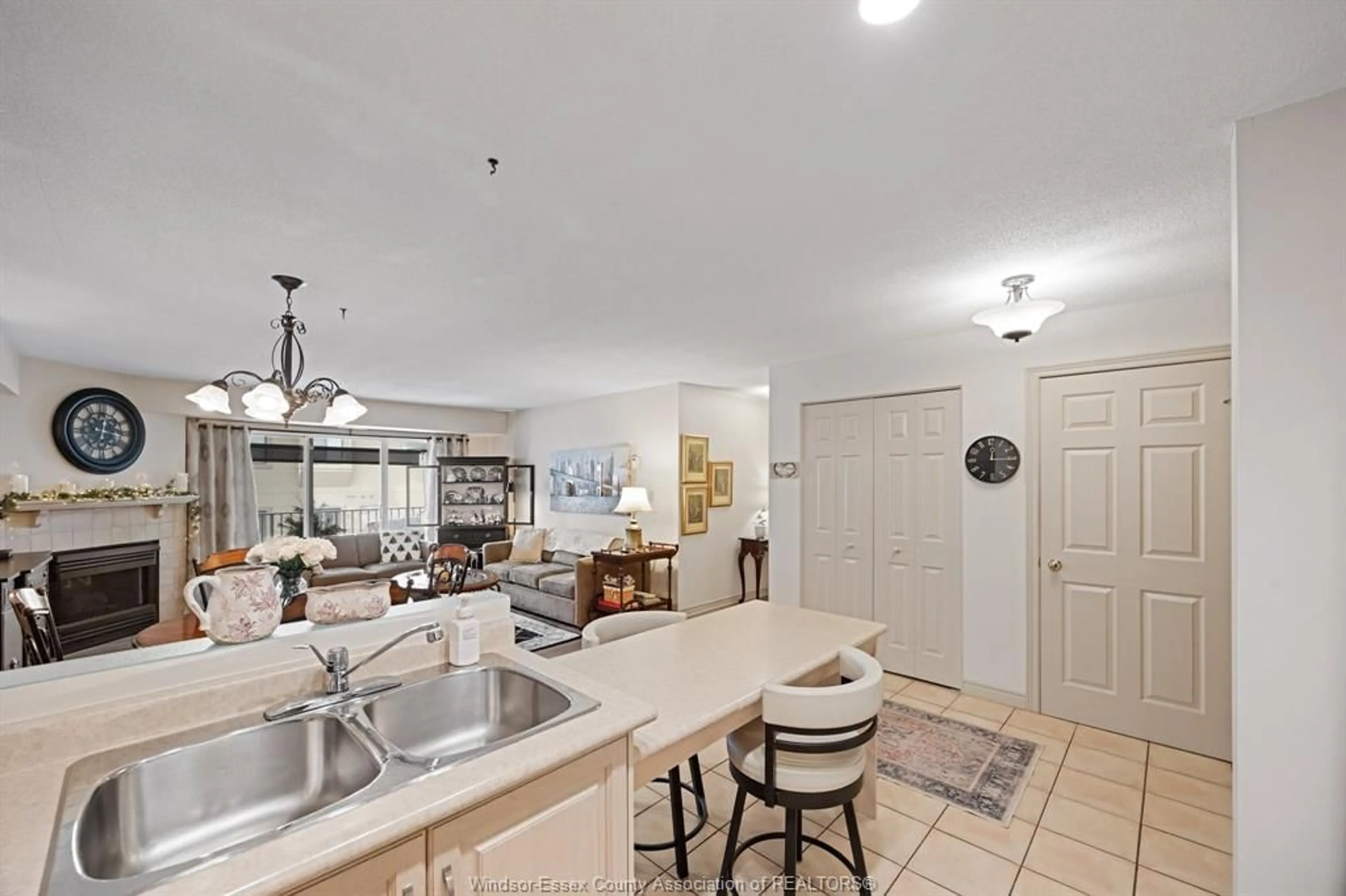 Open concept kitchen, ceramic/tile floor for 1995 NORMANDY #301A, LaSalle Ontario N9H 1P9