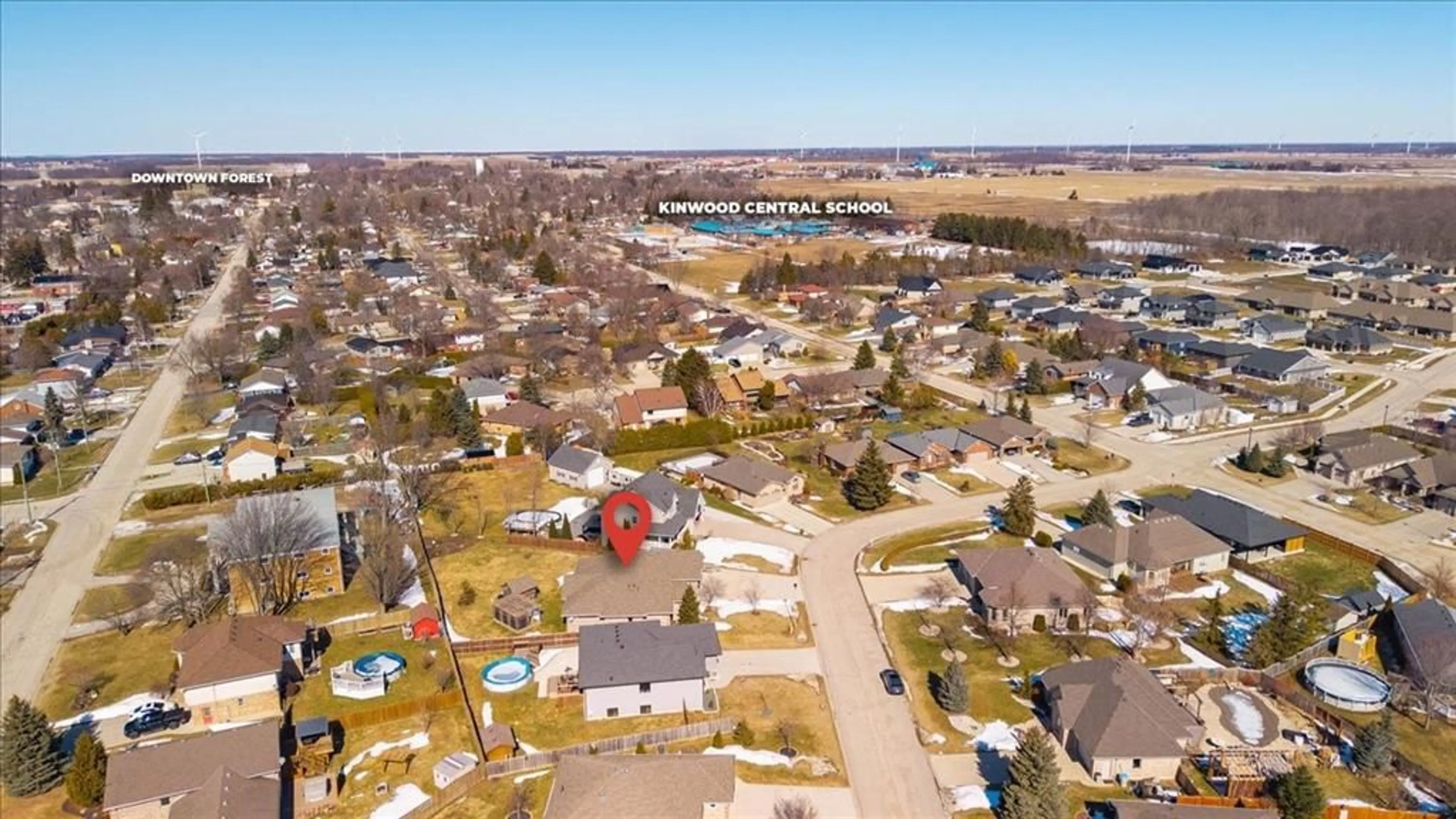 A pic from outside/outdoor area/front of a property/back of a property/a pic from drone, street for 12 MCKINLAY Ave, Lambton Shores Ontario N0N 1J0